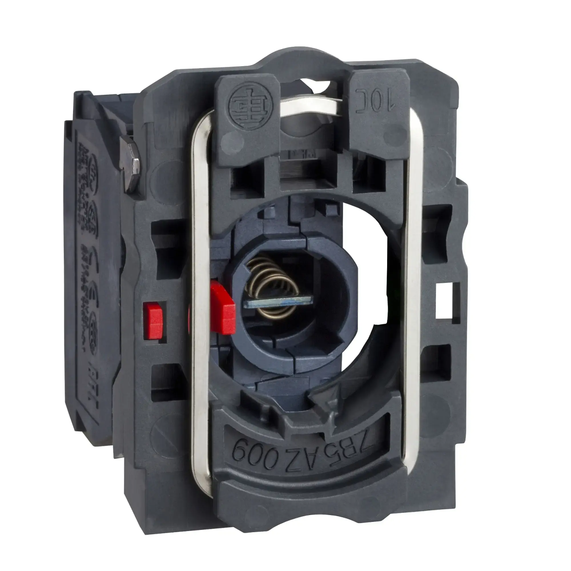 Schneider Electric ZB5AW062 Lamp socket with mounting flange, Harmony XB5, plastic, white, lamp BA9s, 1NO, 250V (img_002) Schneider Electric ZB5AW062 Lamp socket with mounting flange, Harmony XB5, plastic, white, lamp BA9s, 1NO, 250V (img_002)