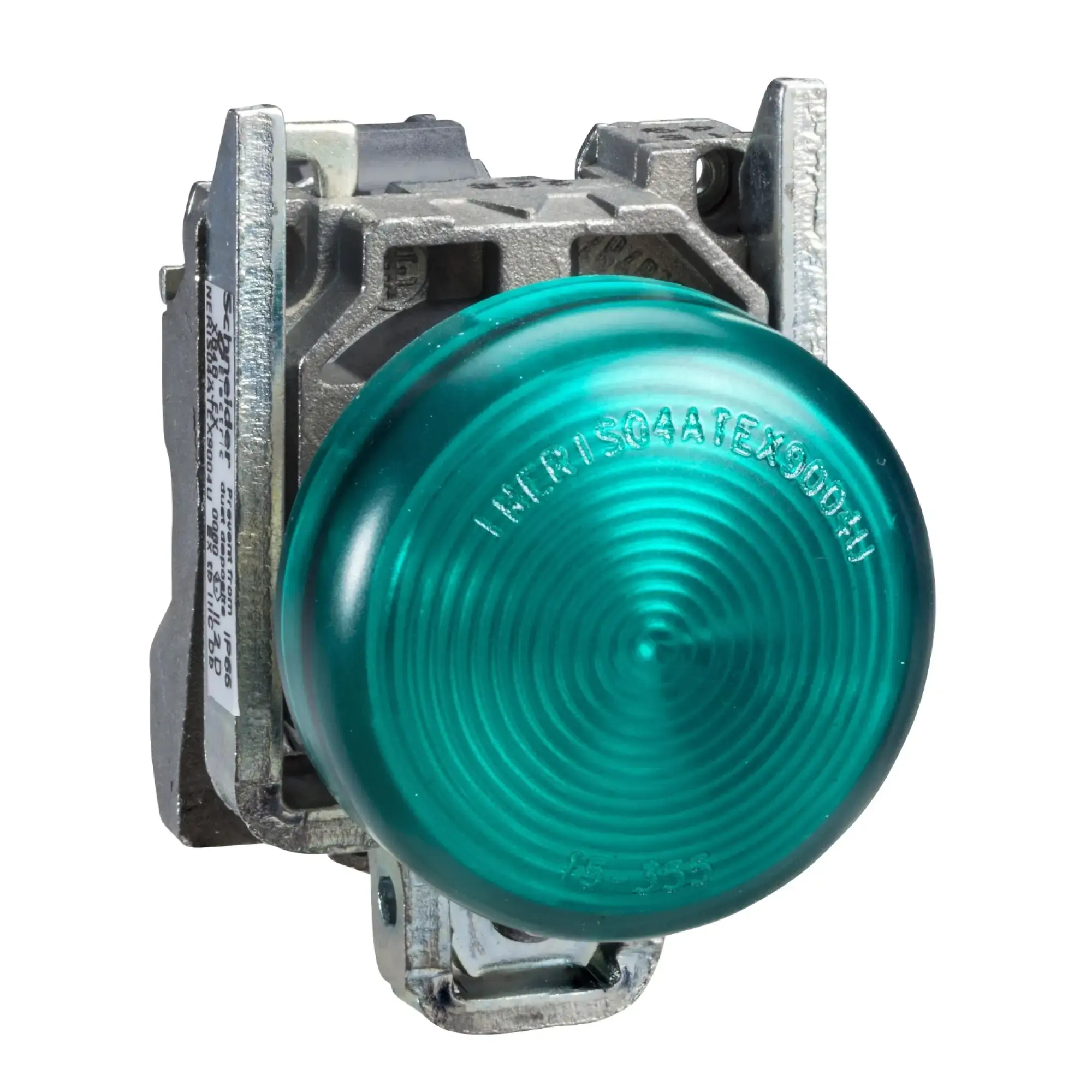 Schneider Electric XB4BVBG3EX Pilot light, round Ø 22, IP65 -green, Integral LED, 24-120V, screw terminal, ATEX (img_002) Schneider Electric XB4BVBG3EX Pilot light, round Ø 22, IP65 -green, Integral LED, 24-120V, screw terminal, ATEX (img_002)