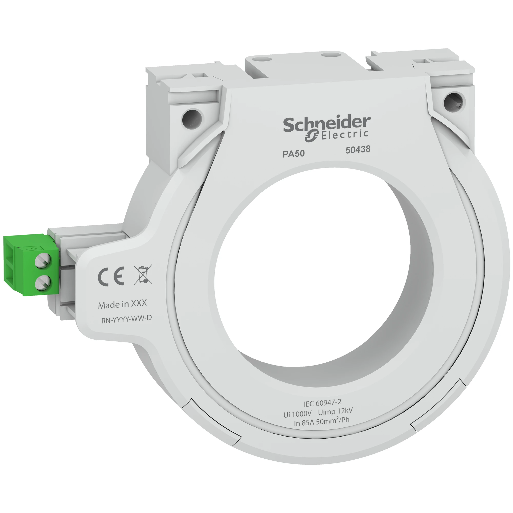 Schneider Electric 50438 Enclosed Toroidal Core for Residual Current Protection PA, Ø 50mm (img_001) Schneider Electric 50438 Enclosed Toroidal Core for Residual Current Protection PA, Ø 50mm (img_001)