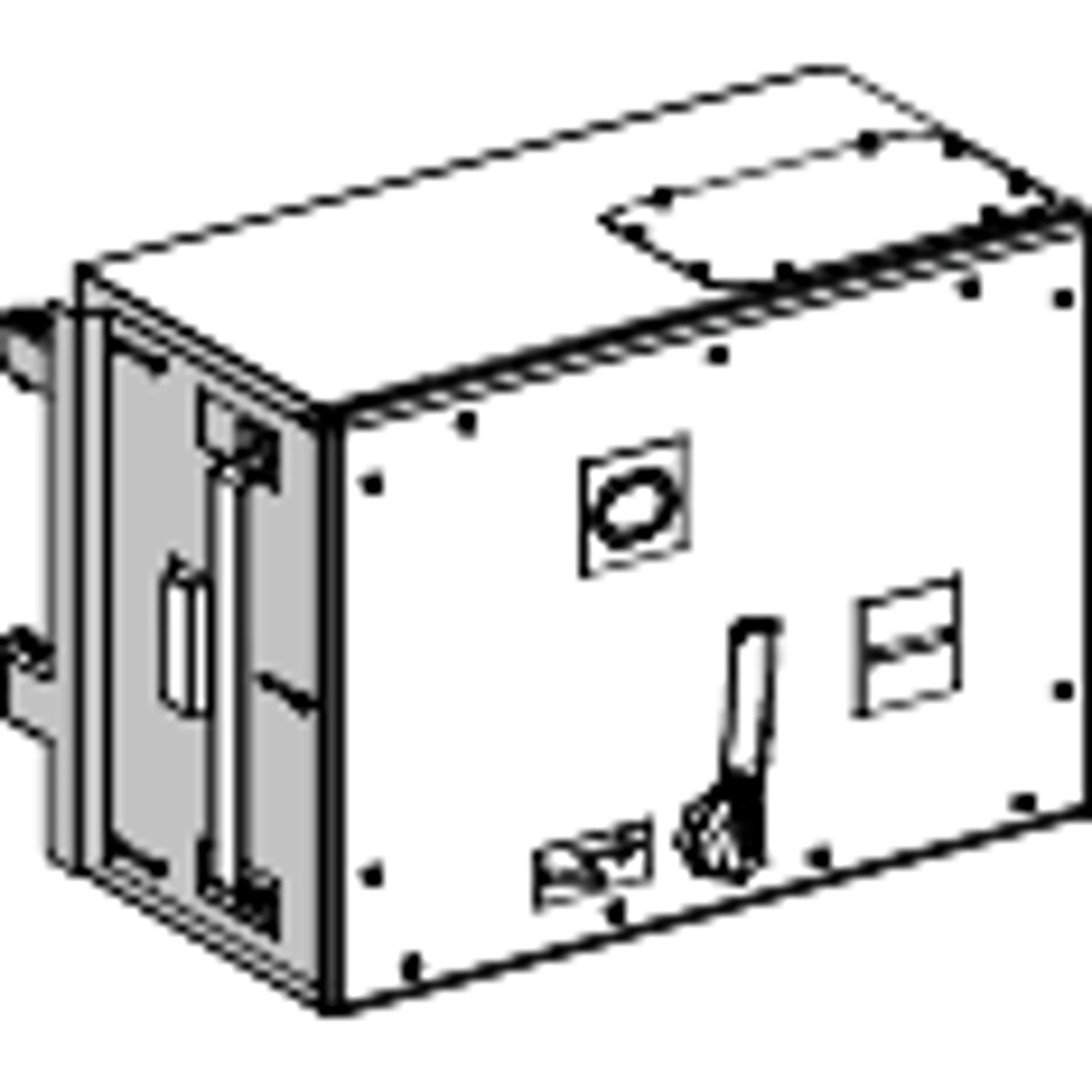 Schneider Electric KHB0630SE5R KT, KH Outlet box 630A, 3p load disconnect switch for fuses, arc-tested (img_001) Schneider Electric KHB0630SE5R KT, KH Outlet box 630A, 3p load disconnect switch for fuses, arc-tested (img_001)
