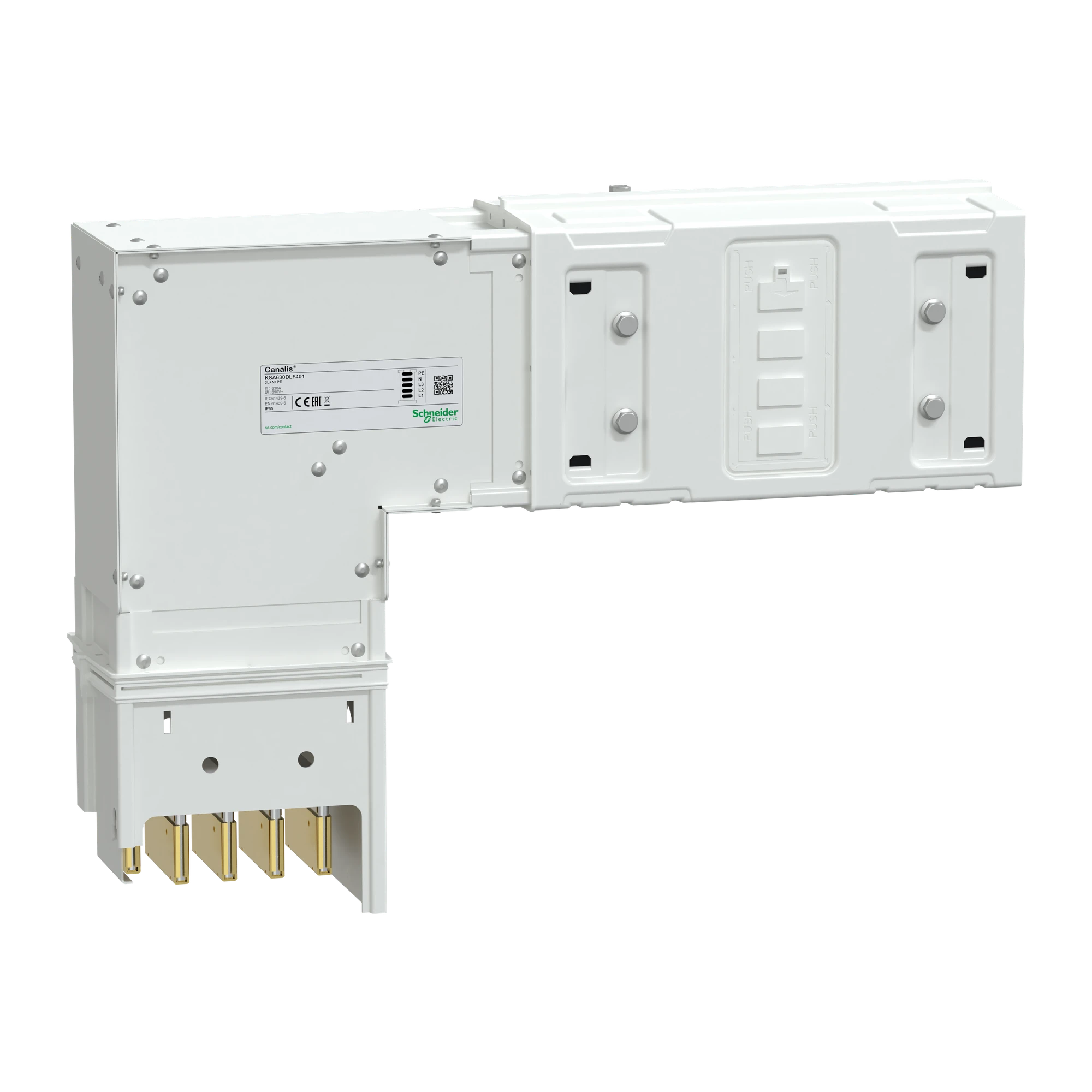 Schneider Electric KSA630DLF401 KSA Angle Unit, 630A, flat PE external, Standard length (img_001) Schneider Electric KSA630DLF401 KSA Angle Unit, 630A, flat PE external, Standard length (img_001)