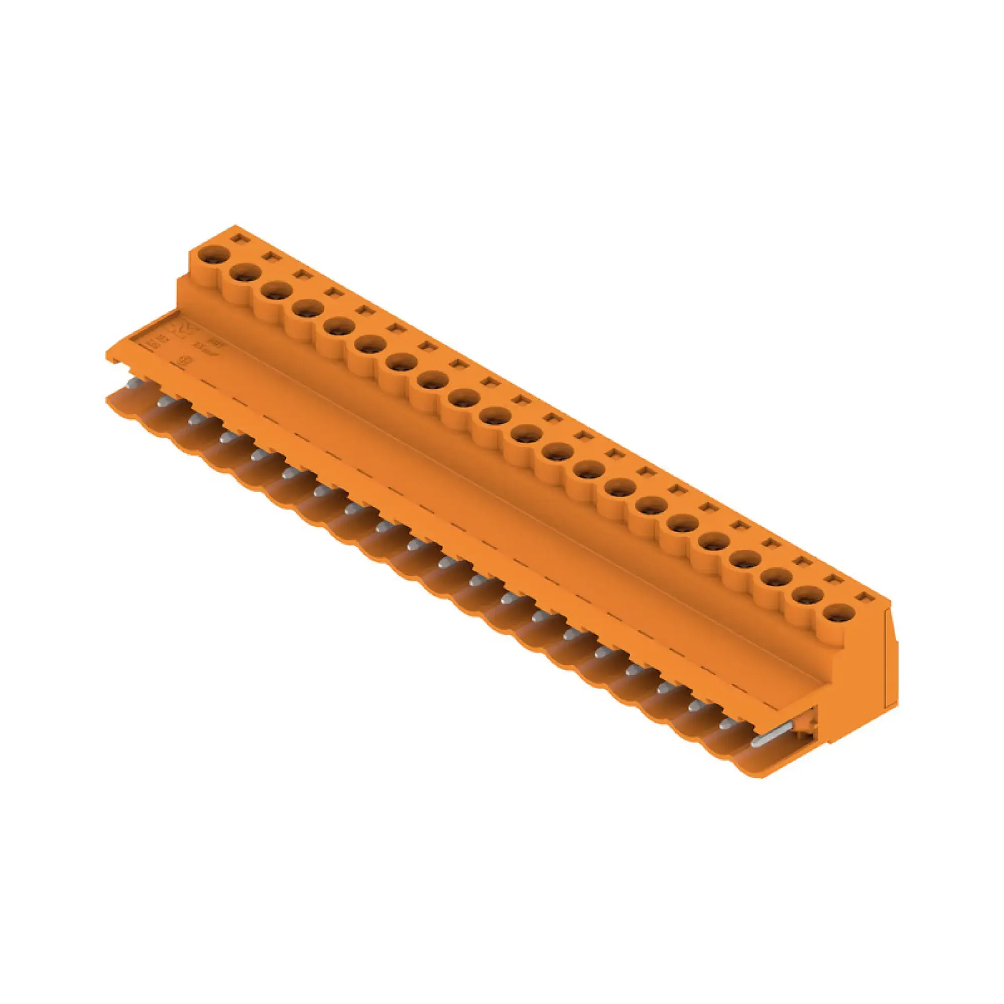 Weidmüller 1644880000 PCB connector (wire connection), 320 V, 21.5 A, Pitch in mm: 5.08, 3.31 mm², Number of poles: 21, Clamping yoke connection, Box (img_001)