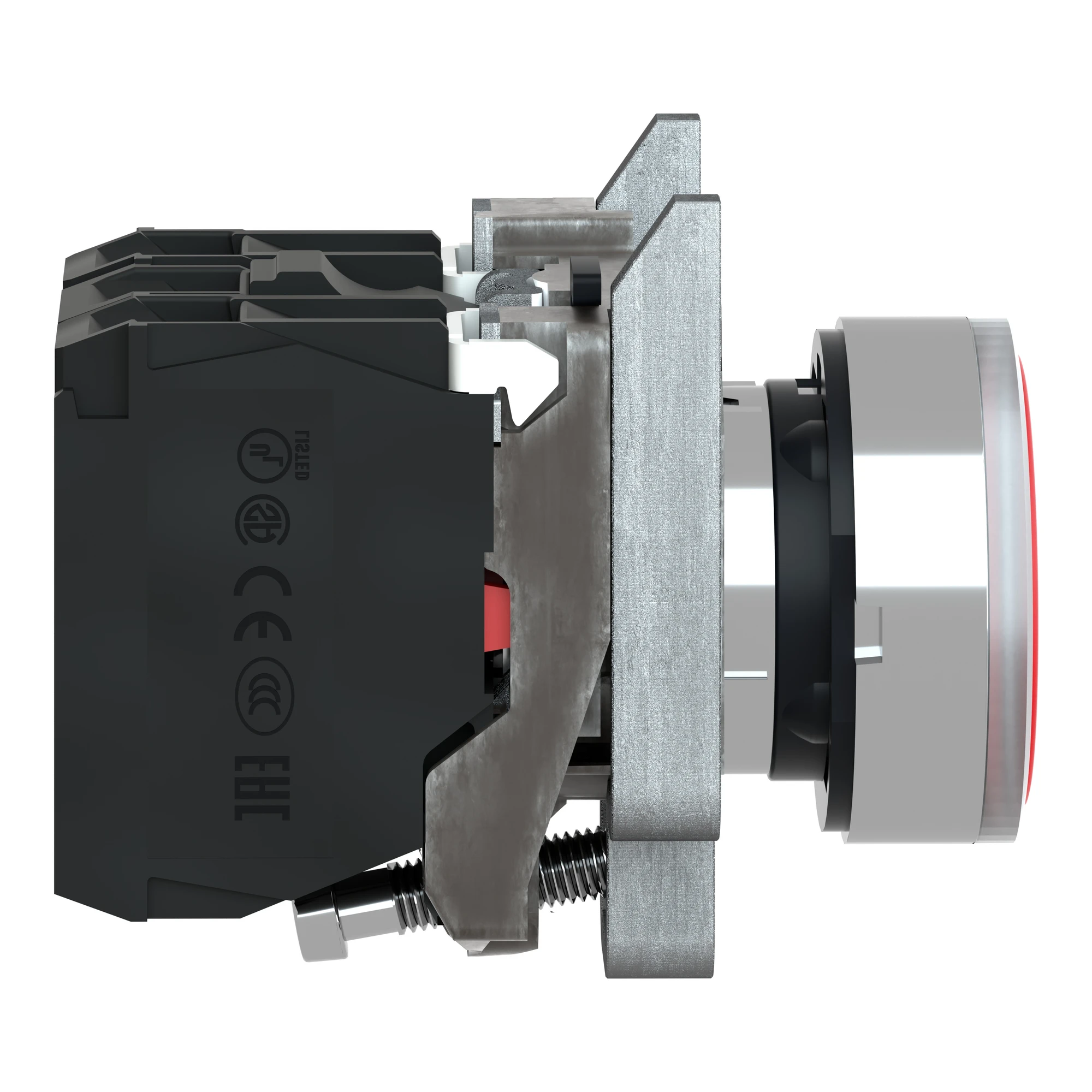 Schneider Electric XB4BW3465 Illuminated Pushbutton, Harmony XB4, Metal, 22mm, Red, Unlabeled, Incandescent Bulb BA9s, Smooth Dome, 1NO+1NC, 250V (img_003) Schneider Electric XB4BW3465 Illuminated Pushbutton, Harmony XB4, Metal, 22mm, Red, Unlabeled, Incandescent Bulb BA9s, Smooth Dome, 1NO+1NC, 250V (img_003)