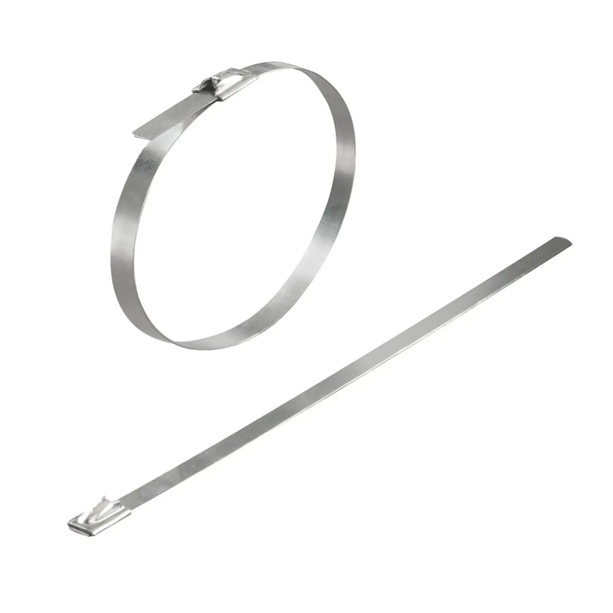 Weidmüller 2791480000 Cable tie, Width: 7.9 mm, 1112 N, silver, Operating temperature range: -40...300 °C (img_001)