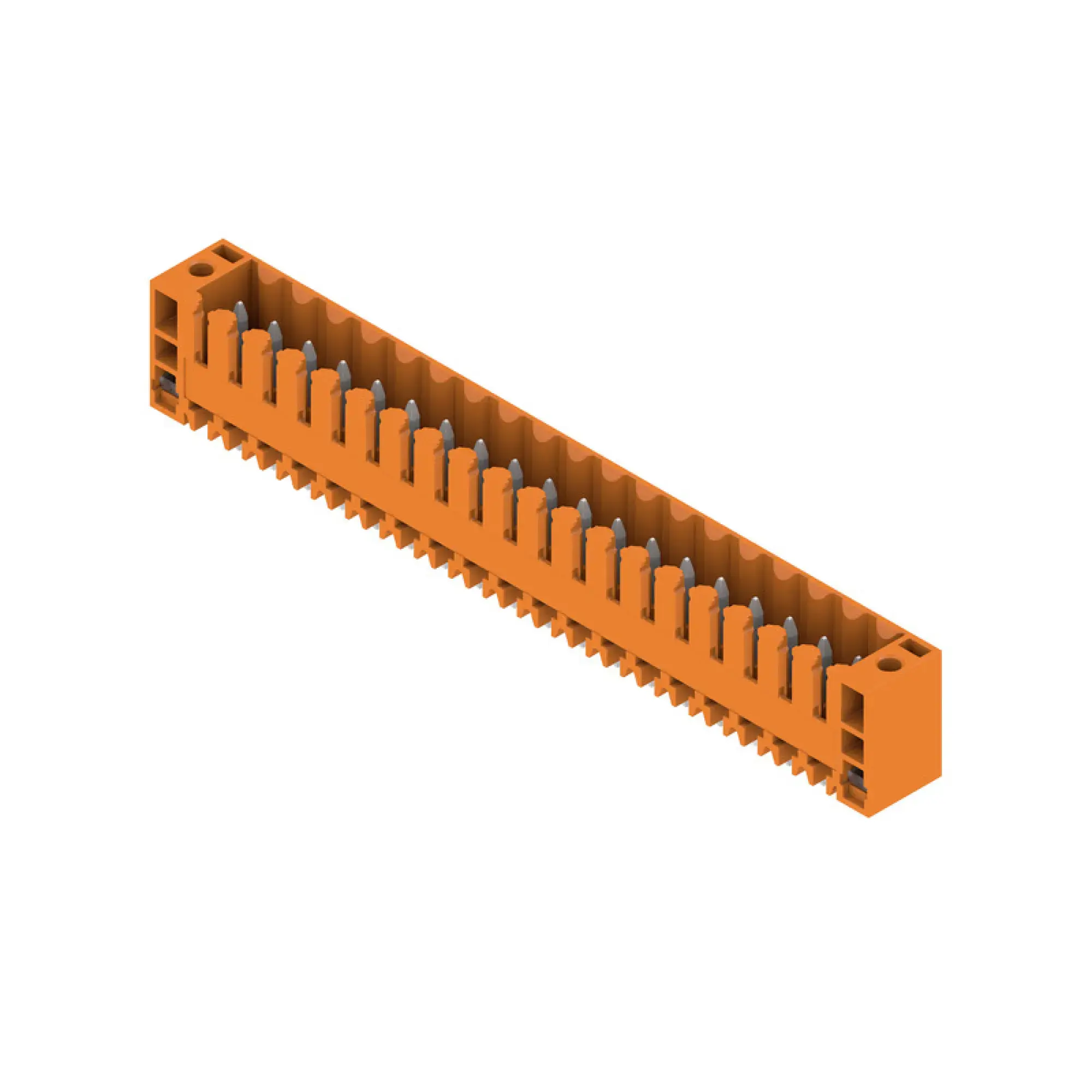 Weidmüller 1622200000 PCB connector (board connection), 160 V, 17 A, Pitch in mm: 3.50, Number of poles: 19, THT solder connection, Box (img_001)