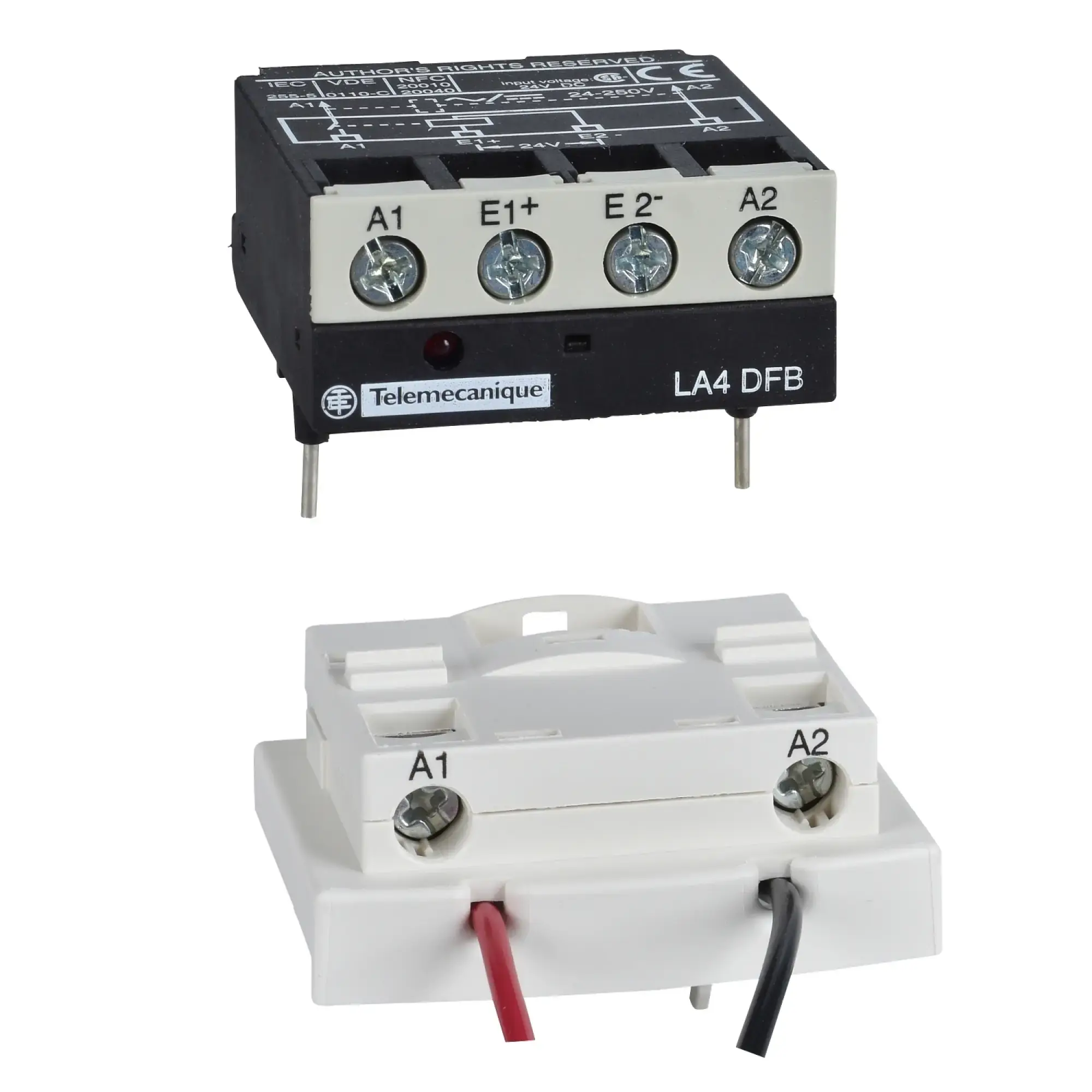 Schneider Electric LA4DBL Adapter Set, Low Power Consumption, for LC1 D40A/D65A (img_002)