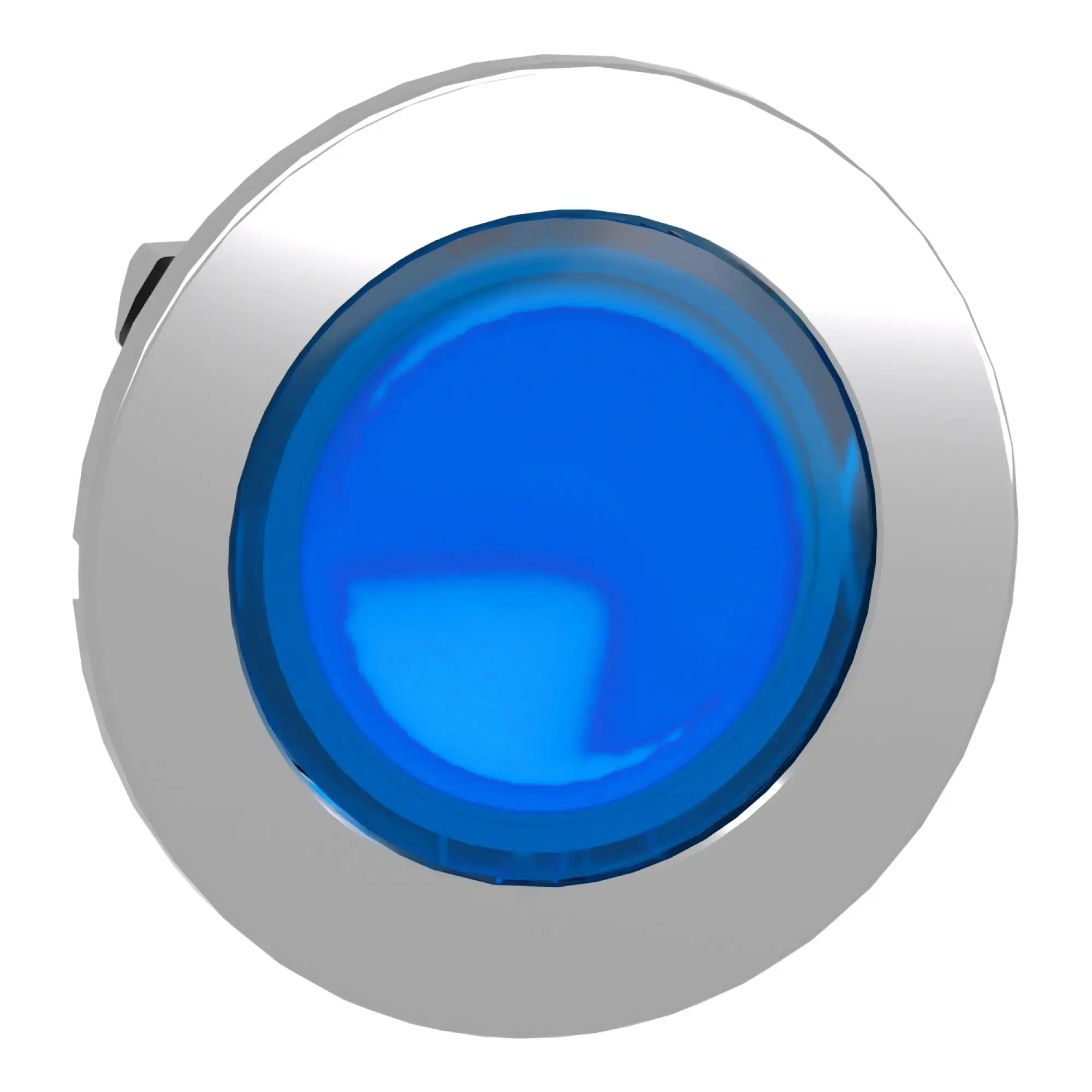 Schneider Electric ZB4FA68 Illuminated push button, front element, Harmony XB4F, Metal, 30mm, blue, for universal LED, for insert label (img_009)