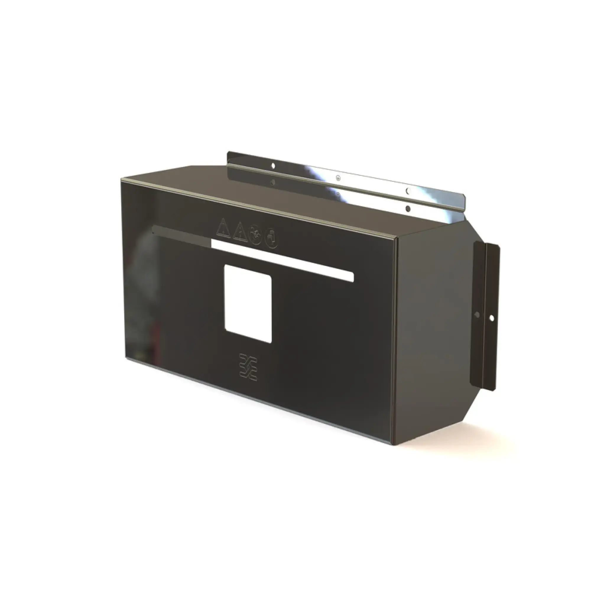 Weidmüller 8000143248 Rain hood (Housing), 441 x 224.5 x 136.5 mm, Stainless steel, Brushed, Silver grey PV SUNCOVER 20/40/13 SW (img_001)