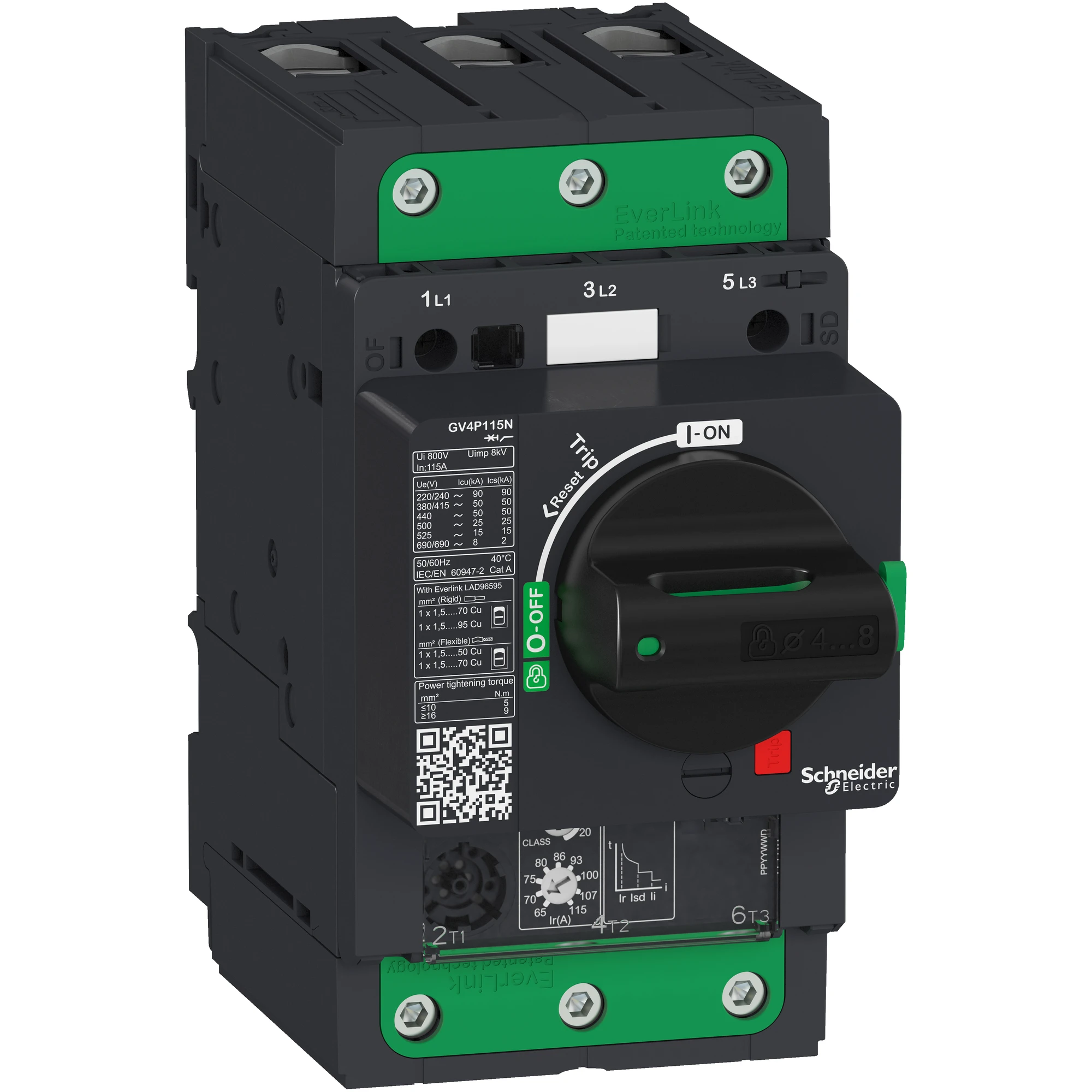 Schneider Electric GV4P07N Motor Protection Circuit Breaker TeSys GV4 - 7A 3P 50kA - EvLink - Rotary Drive (img_001) Schneider Electric GV4P07N Motor Protection Circuit Breaker TeSys GV4 - 7A 3P 50kA - EvLink - Rotary Drive (img_001)