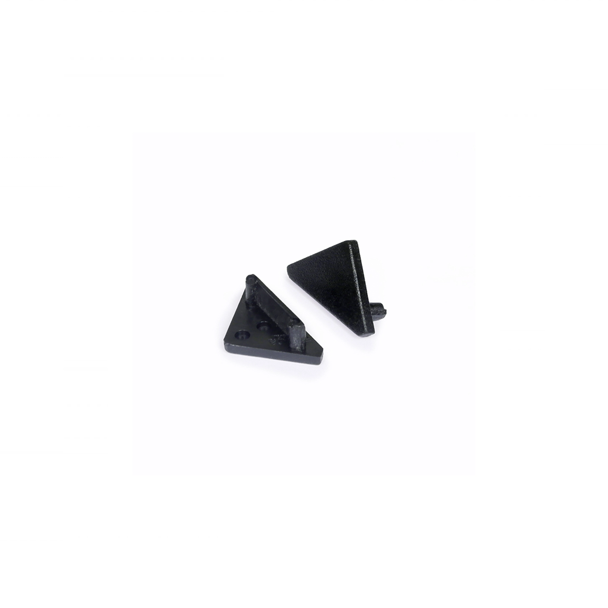 WSU Lights Endcap Cabi 12mm black (2 Piece)