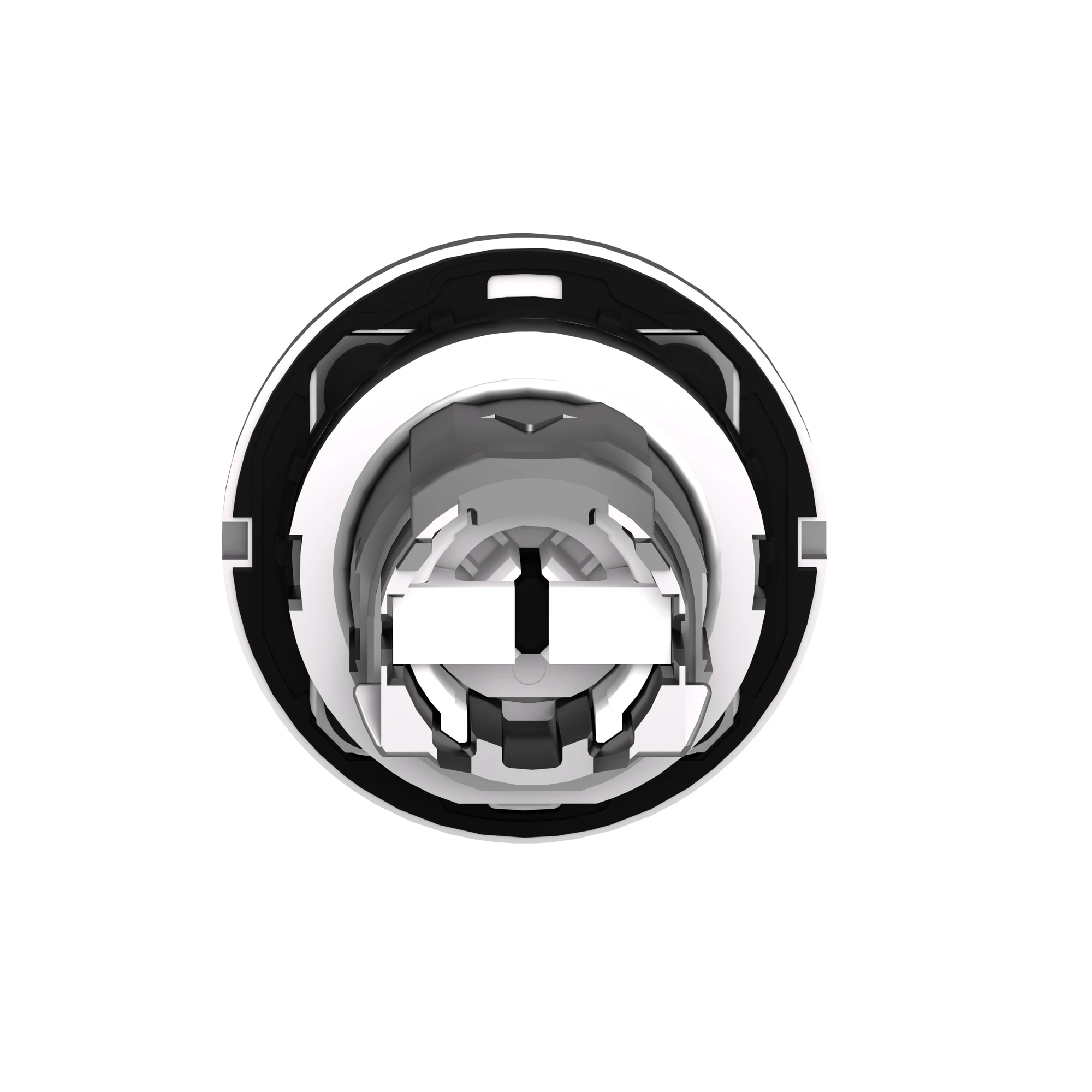 Schneider Electric ZB4FD5 Selector switch, Front element, Harmony XB4F, Metal, 30mm, black, 3 positions, Center retracted (img_003)