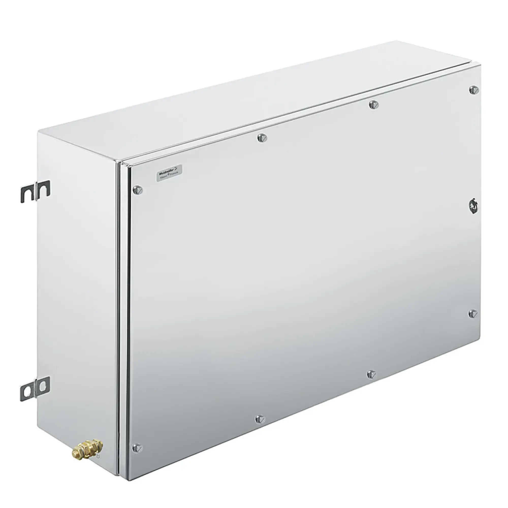 Weidmüller 2698070000 Ex metal housing, 620 x 450 x 200 mm, electropolished, Flange plate: Yes, Bottom, 4 hinges and M6 hex-head slotted screws SW10 (img_001) Weidmüller 2698070000 Ex metal housing, 620 x 450 x 200 mm, electropolished, Flange plate: Yes, Bottom, 4 hinges and M6 hex-head slotted screws SW10 (img_001)