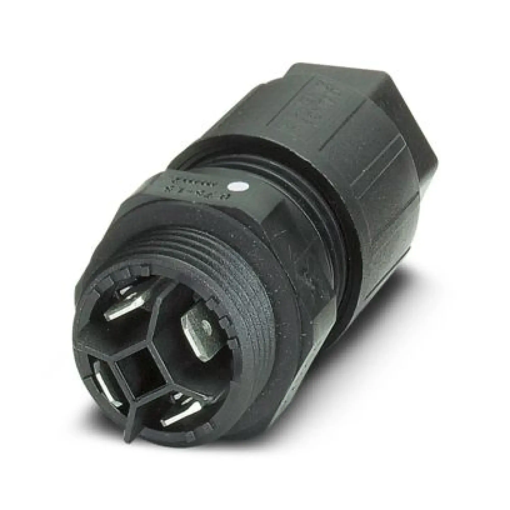 Phoenix Contact 1437261 Panel feed-through Q 1,5/4FL/24-M20KU-ESA-ASI BK (img_001)