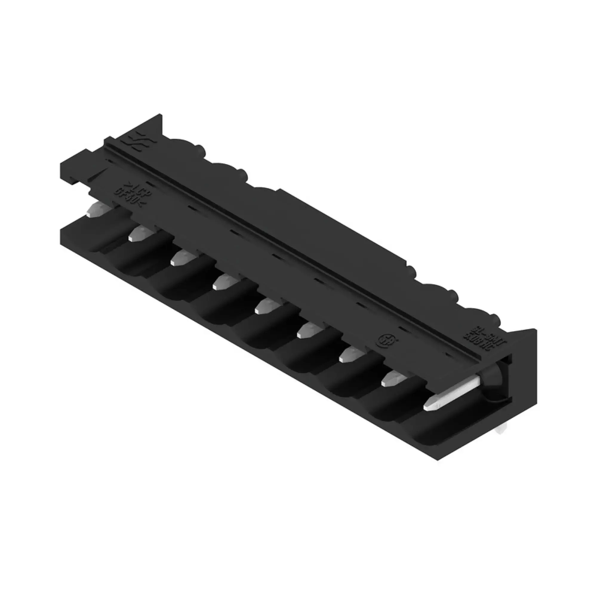 Weidmüller 1780020000 PCB connector (board connection), 320 V, 27.5 A, Pitch in mm: 5.08, Number of poles: 9, THT/THR solder connection, Box (img_001) Weidmüller 1780020000 PCB connector (board connection), 320 V, 27.5 A, Pitch in mm: 5.08, Number of poles: 9, THT/THR solder connection, Box (img_001)