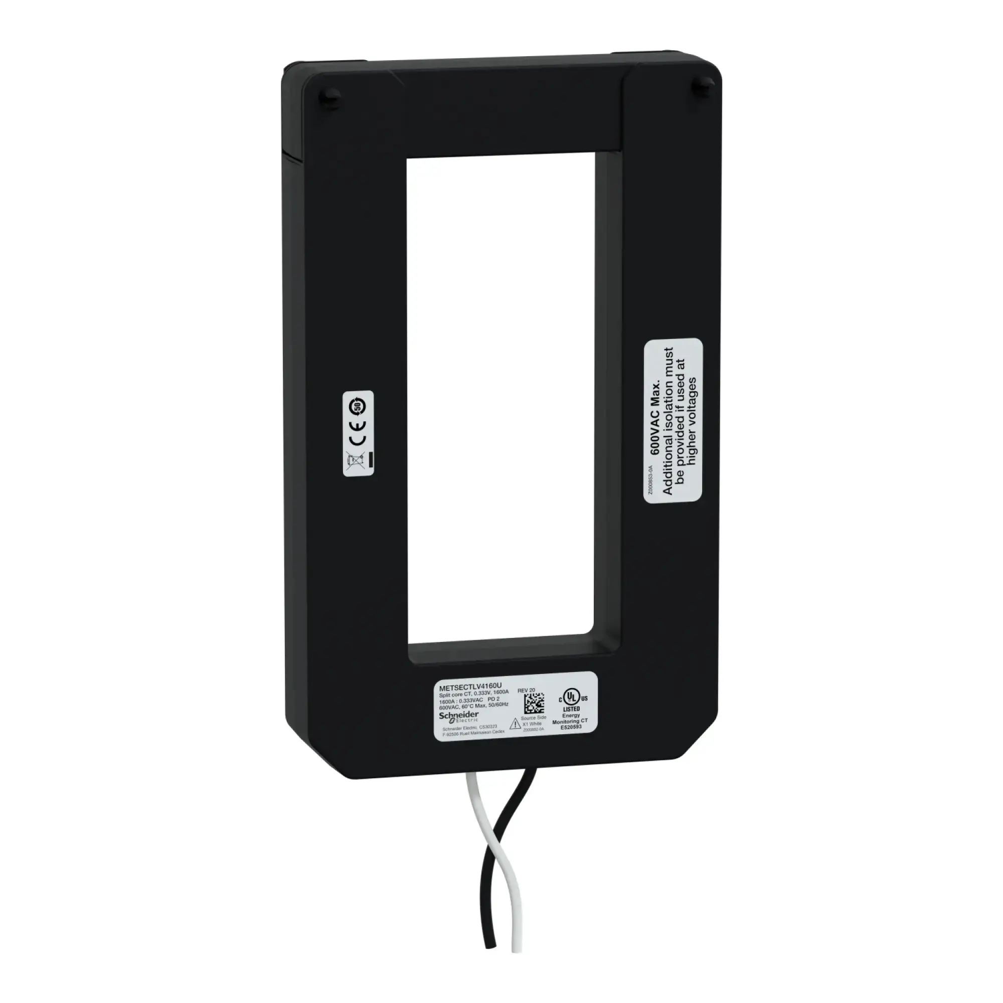 Schneider Electric METSECTLV4160U Kabelumbauwandler LVCT 1600 A - 0,333 V Ausgang, Innenmaße 146 x 63 mm METSECTLV4160U (img_001)