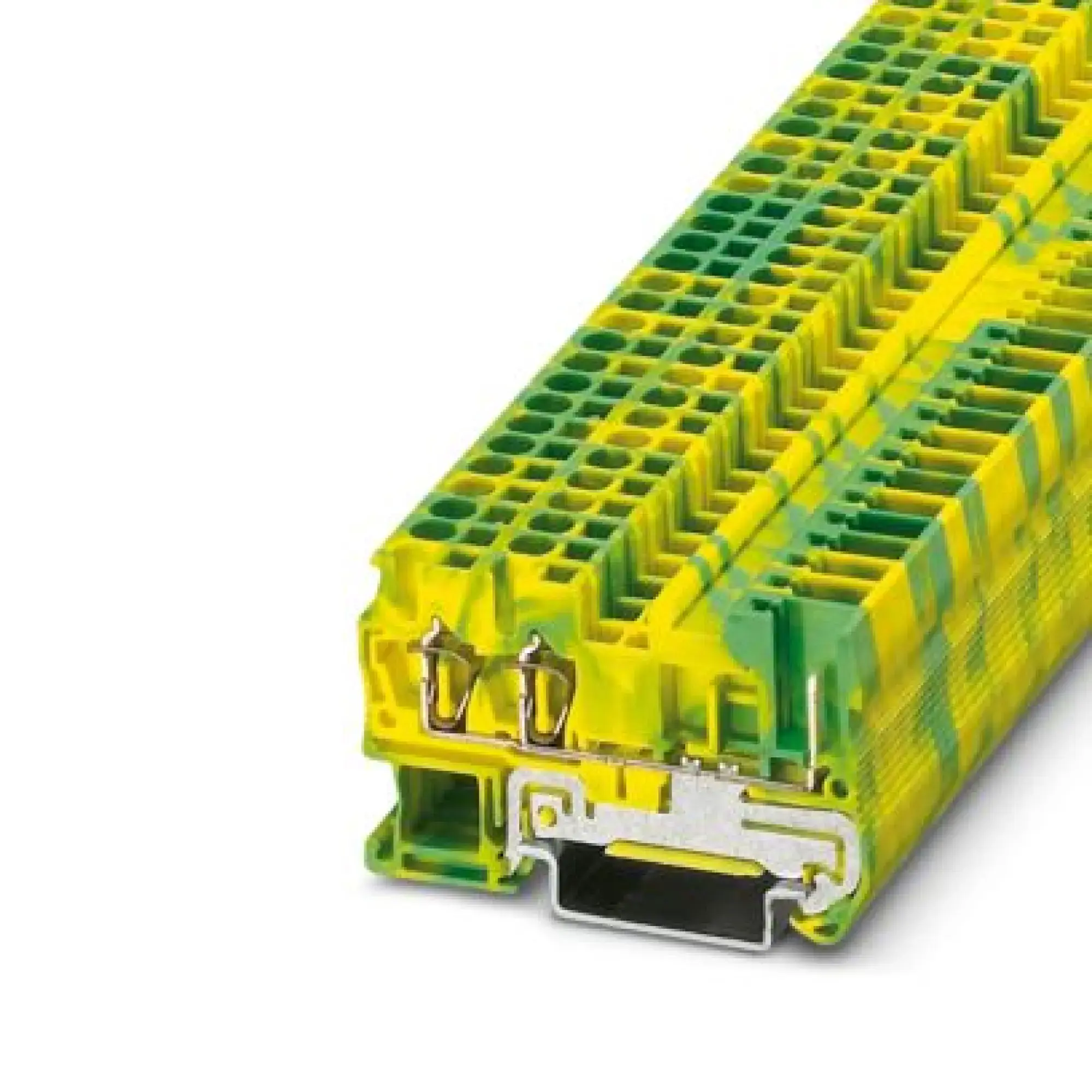 Phoenix Contact 3042120 Spring-cage protective conductor terminal block ST 2,5-TWIN/ 1P-PE (img_001)