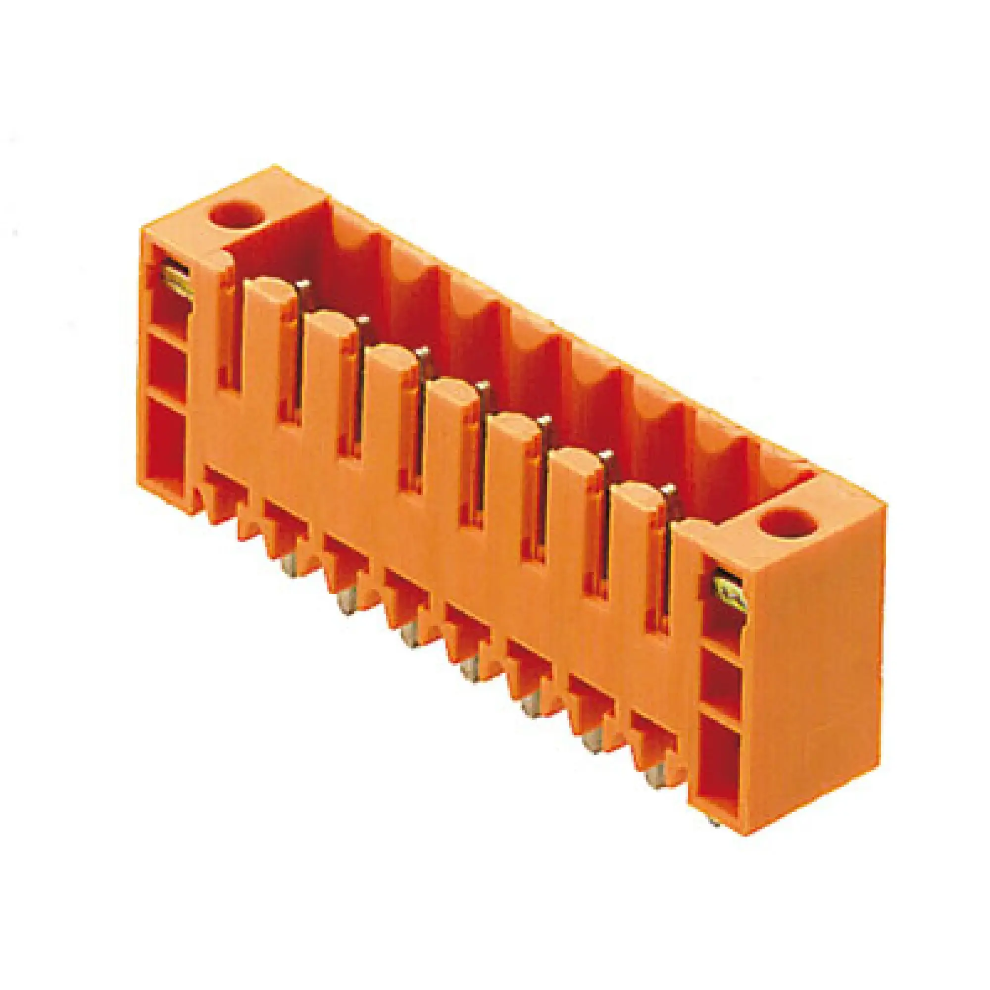 Weidmüller 1607560000 PCB connector (board connection), 160 V, 17 A, Pitch in mm: 3.50, Number of poles: 8, THT solder connection, Box (img_001)