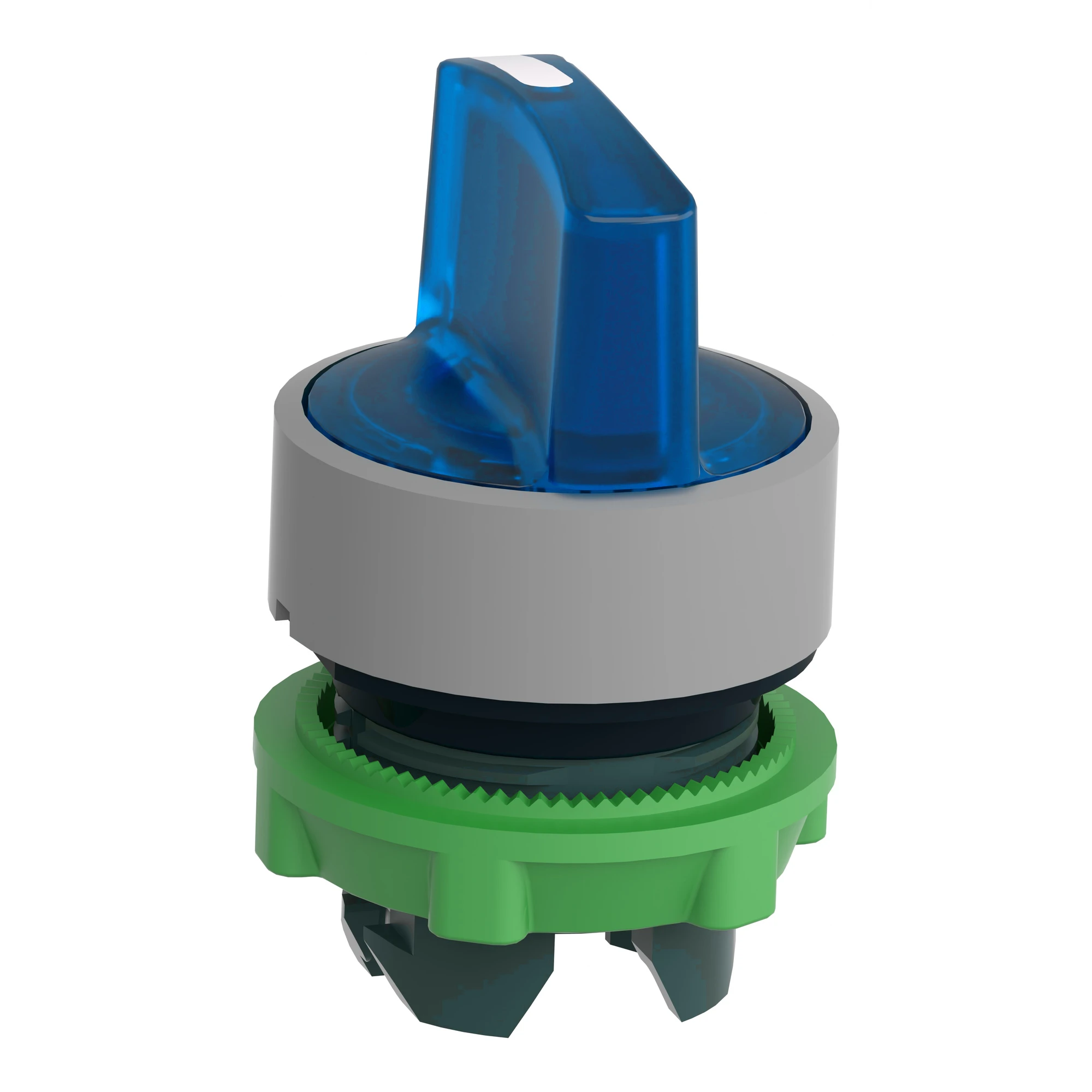 Schneider Electric ZB5AK1363C0 Illuminated Selector Switch, Front Element, Harmony XB5, Plastic, 22mm, Blue, for Universal LED, 3 Positions, Latching (img_005)