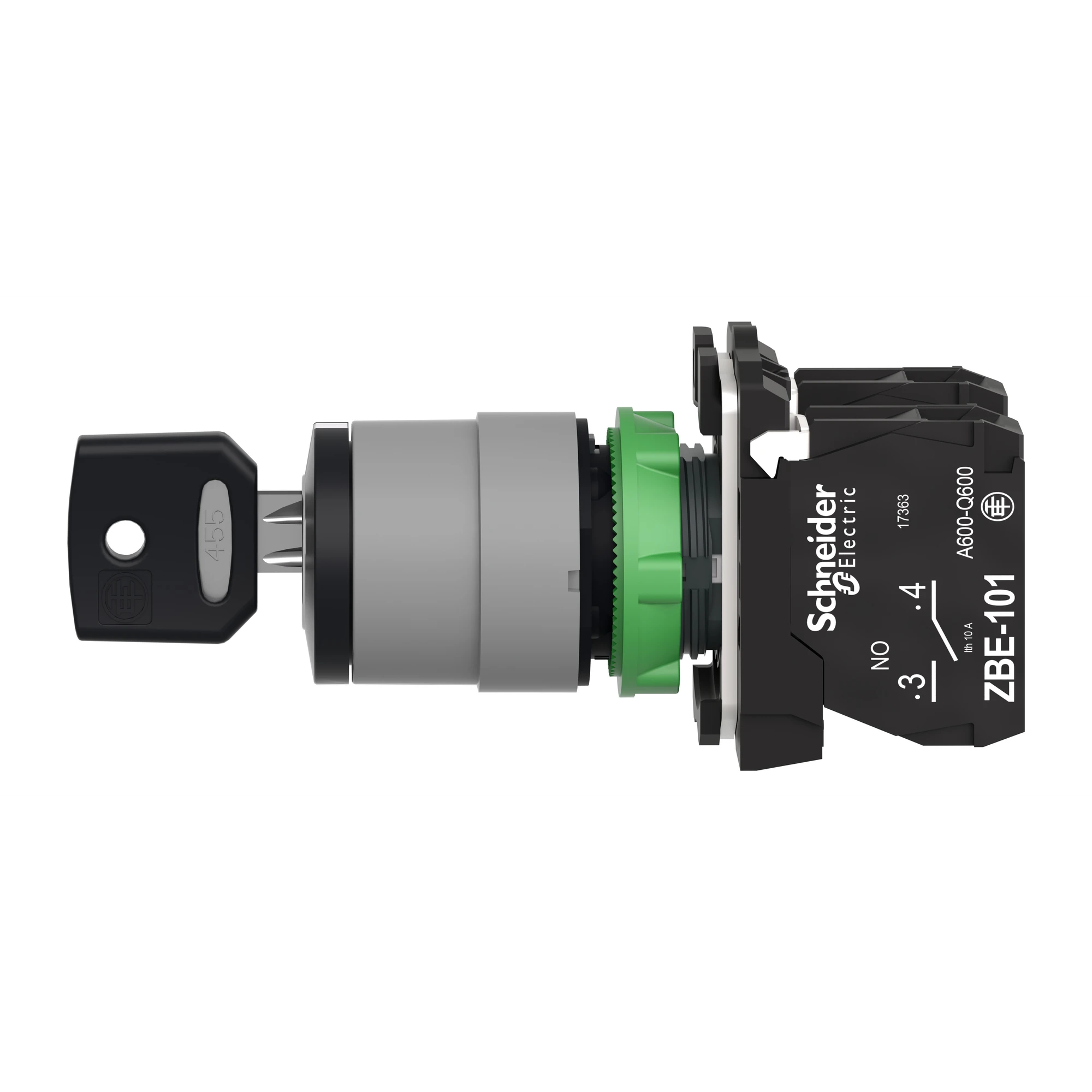 Schneider Electric XB5AG33C0 Key switch, Harmony XB5, plastic, light grey, black, 3 positions, 22mm, latching, Ronis 455, 2S (img_006) Schneider Electric XB5AG33C0 Key switch, Harmony XB5, plastic, light grey, black, 3 positions, 22mm, latching, Ronis 455, 2S (img_006)