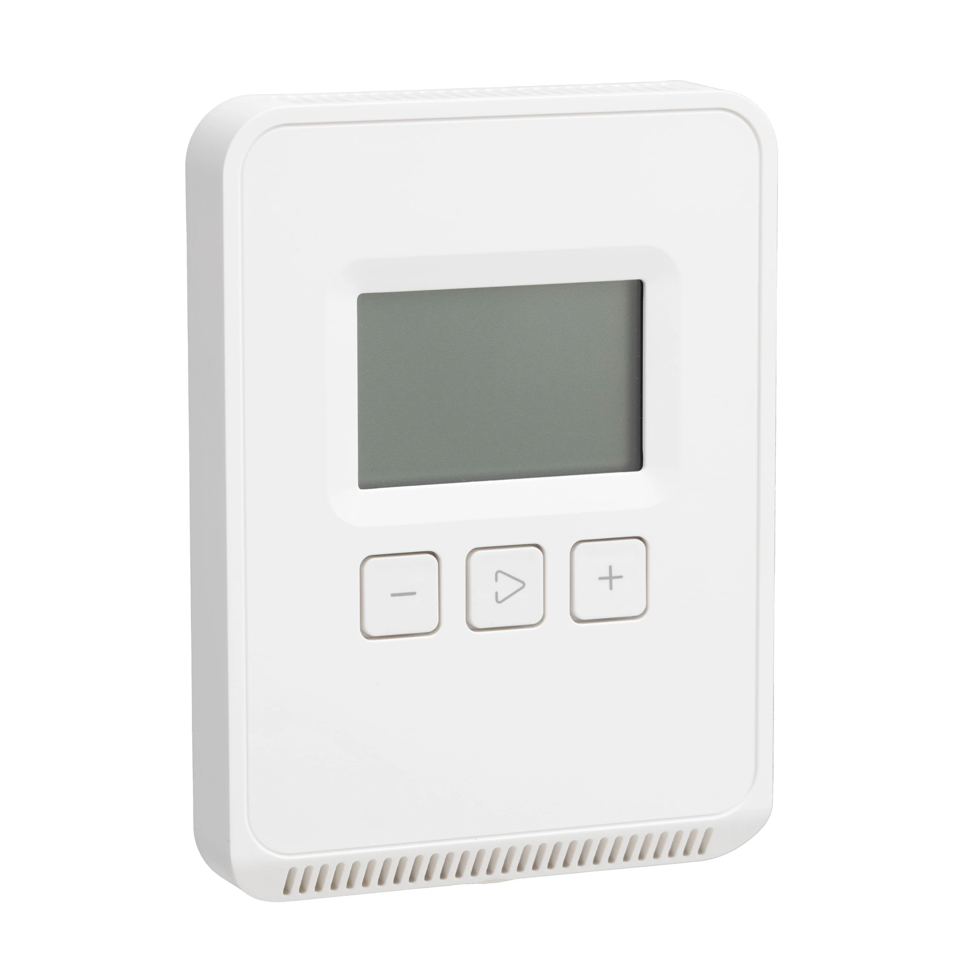 Schneider Electric SLPSLX2 SpaceLogic SLP Serie, Raumfühler, Feuchte, Temperatur, LCD, BACnet MSTP/Modbus Ausgänge mit mattweißem Gehäuse (img_001)