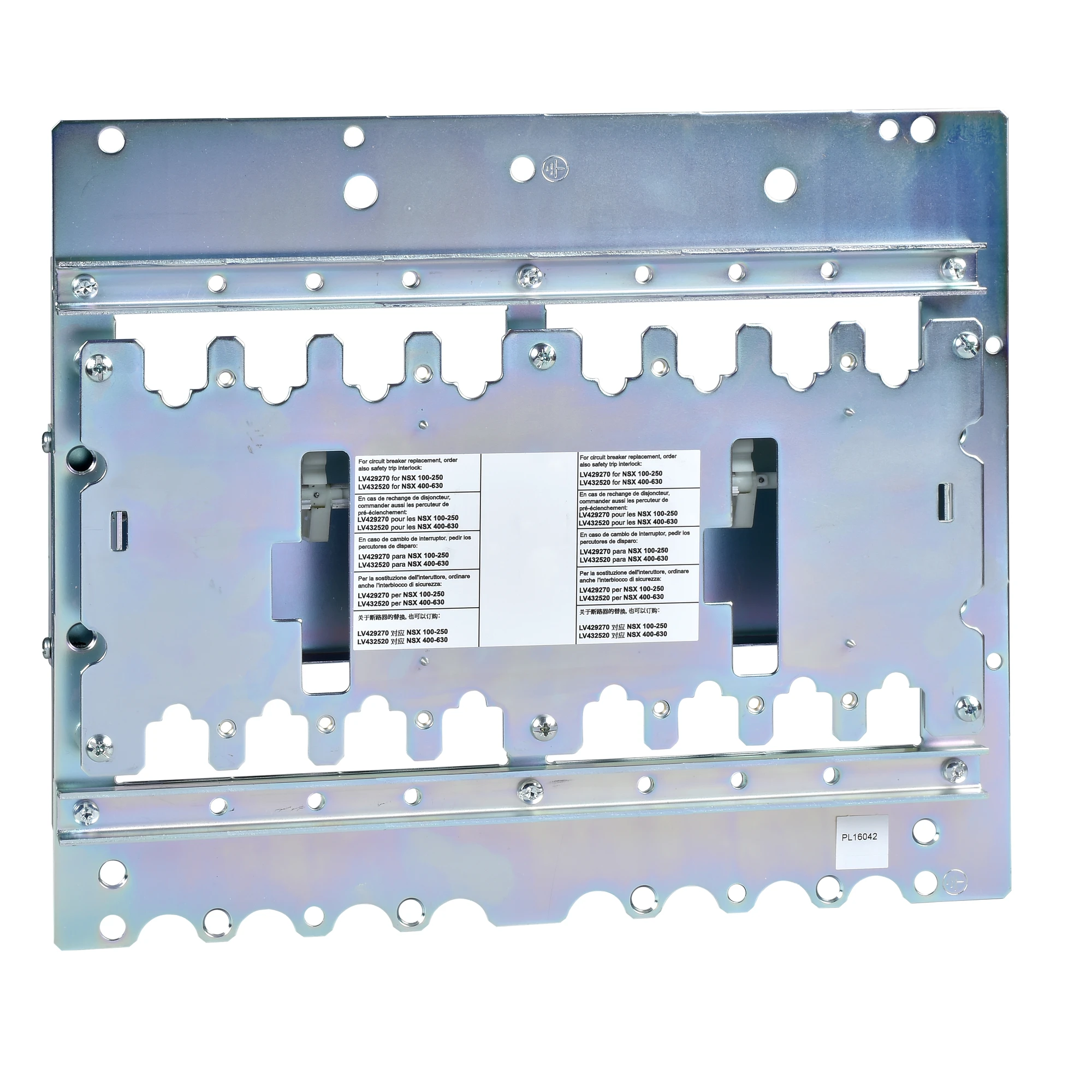Schneider Electric 32610 Baseplate with electrical interlock IVE 48 - 415VAC for ComPact NSX400-630 (img_001)