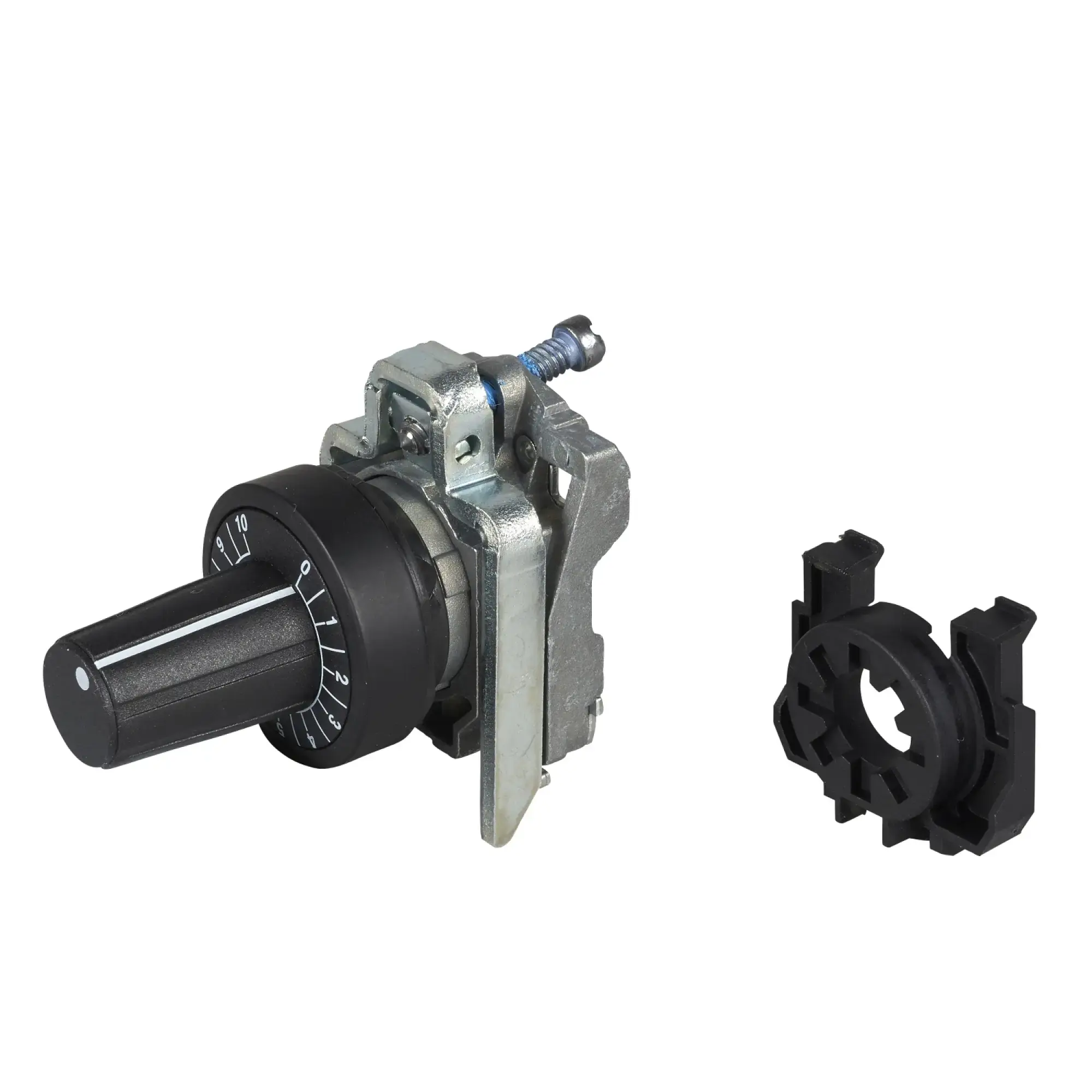 Schneider Electric ZB4BD9127 Potentiometer, Front element, Harmony XB4, Metal black, 22mm, black, for potentiometer shaft length 45-50mm, shaft 6mm (img_002) Schneider Electric ZB4BD9127 Potentiometer, Front element, Harmony XB4, Metal black, 22mm, black, for potentiometer shaft length 45-50mm, shaft 6mm (img_002)