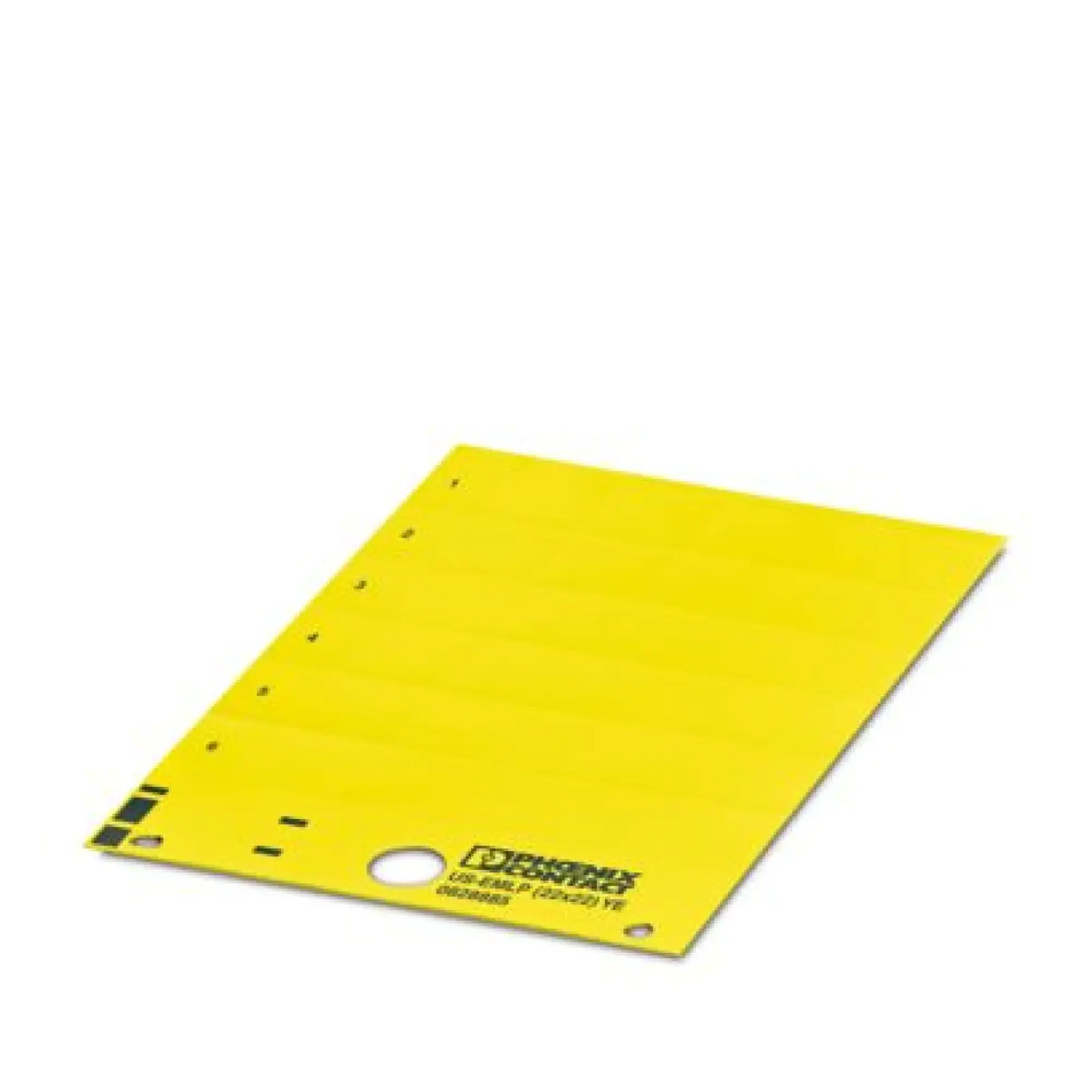 Phoenix Contact 0830089 Plastic label US-EMLP (22X22) YE CUS (img_001)