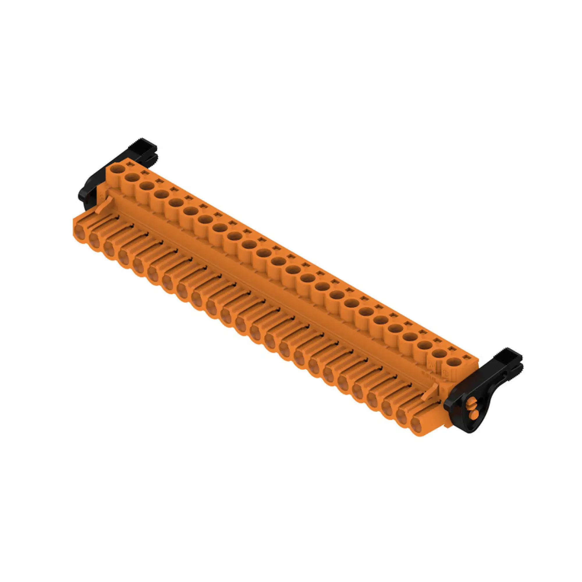 Weidmüller 1956150000 PCB connector (wire connection), 320 V, 23 A, Pitch in mm: 5.00, 4 mm², Number of poles: 24, Clamping yoke connection, Box (img_001)