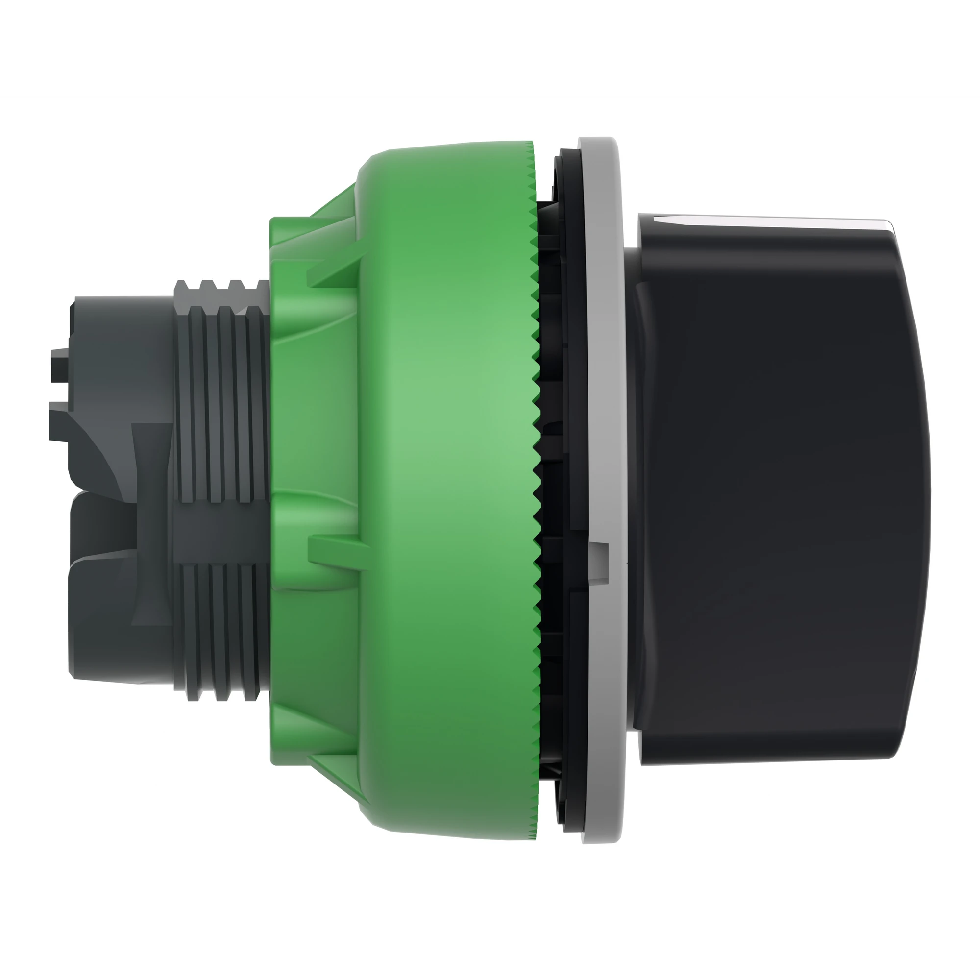 Schneider Electric ZB5FD8C0 Selector switch, front element, Harmony XB5F, plastic, 30mm, light gray, black, 3 positions, center left latching (img_002)