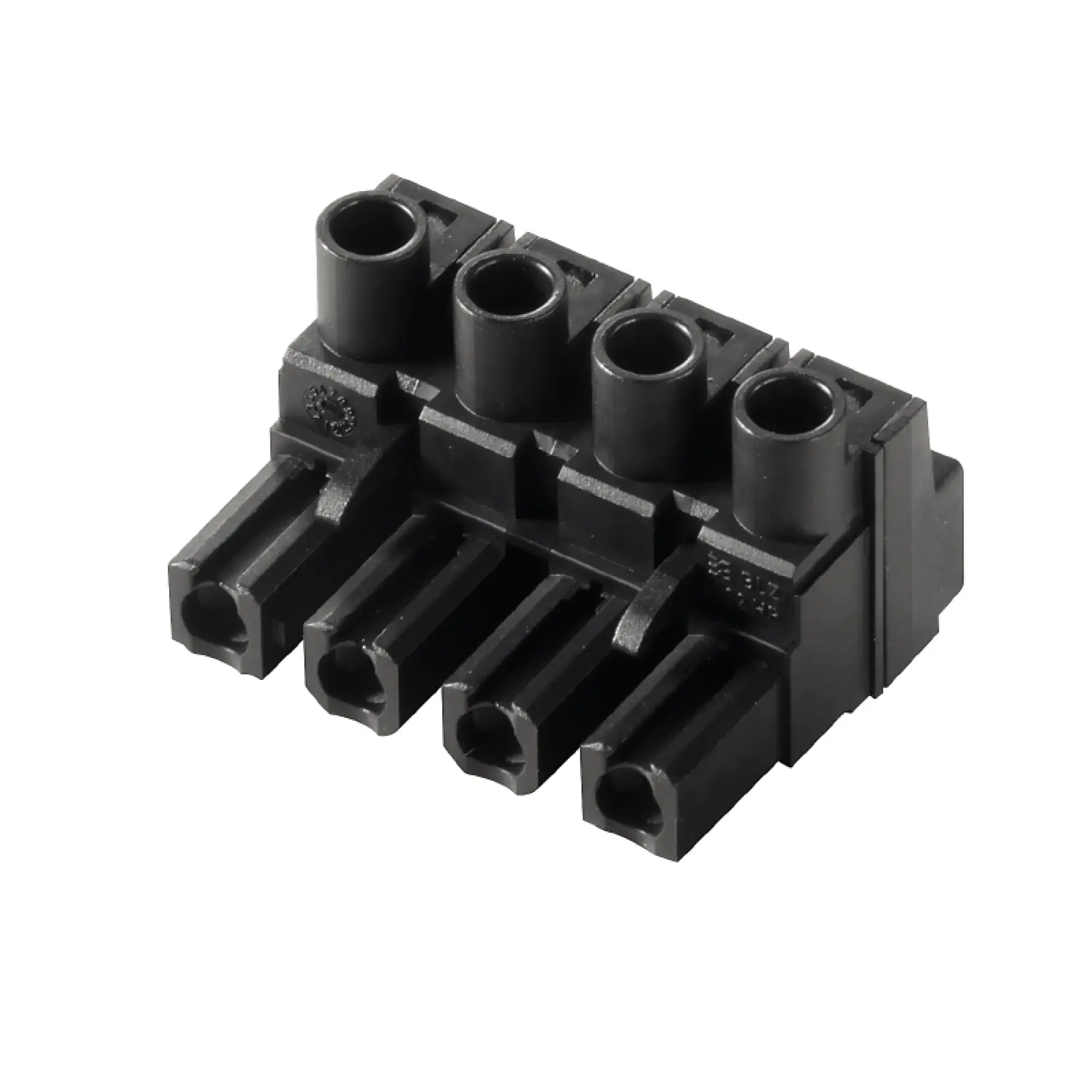 Weidmüller 1059600000 PCB connector (wire connection), 500 V, 29 A, Pitch in mm: 7.62, 4 mm², Number of poles: 4, Clamping yoke connection, Box (img_001)