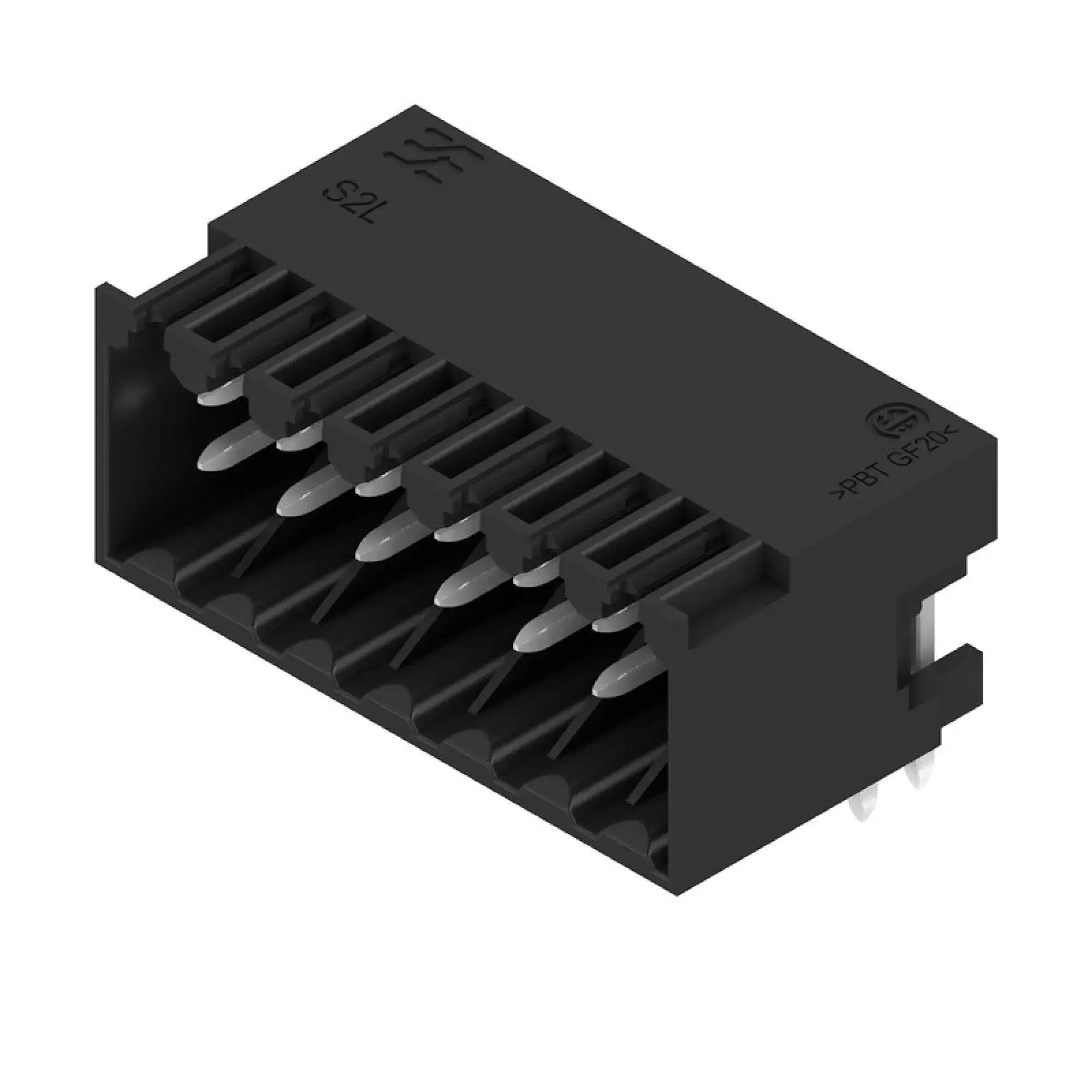 Weidmüller 1728030000 PCB connector (board connection), 125 V, 10 A, Pitch in mm: 3.50, Number of poles: 14, THT solder connection, Box (img_001)