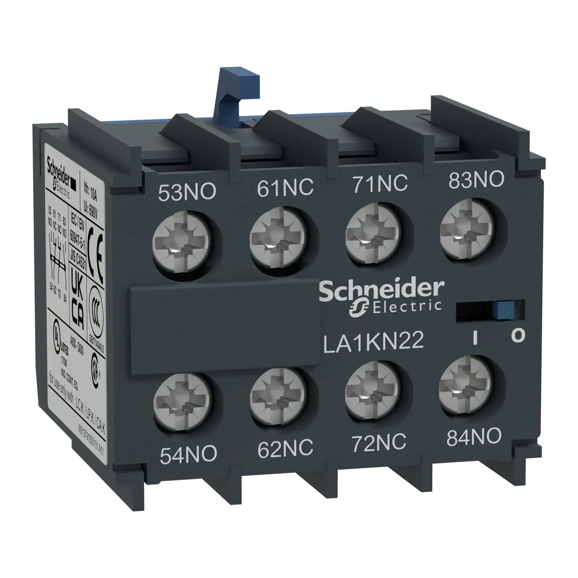 Schneider Electric LA1KN31 Auxiliary contact block, 3NO+1NC, screw terminals (img_002)