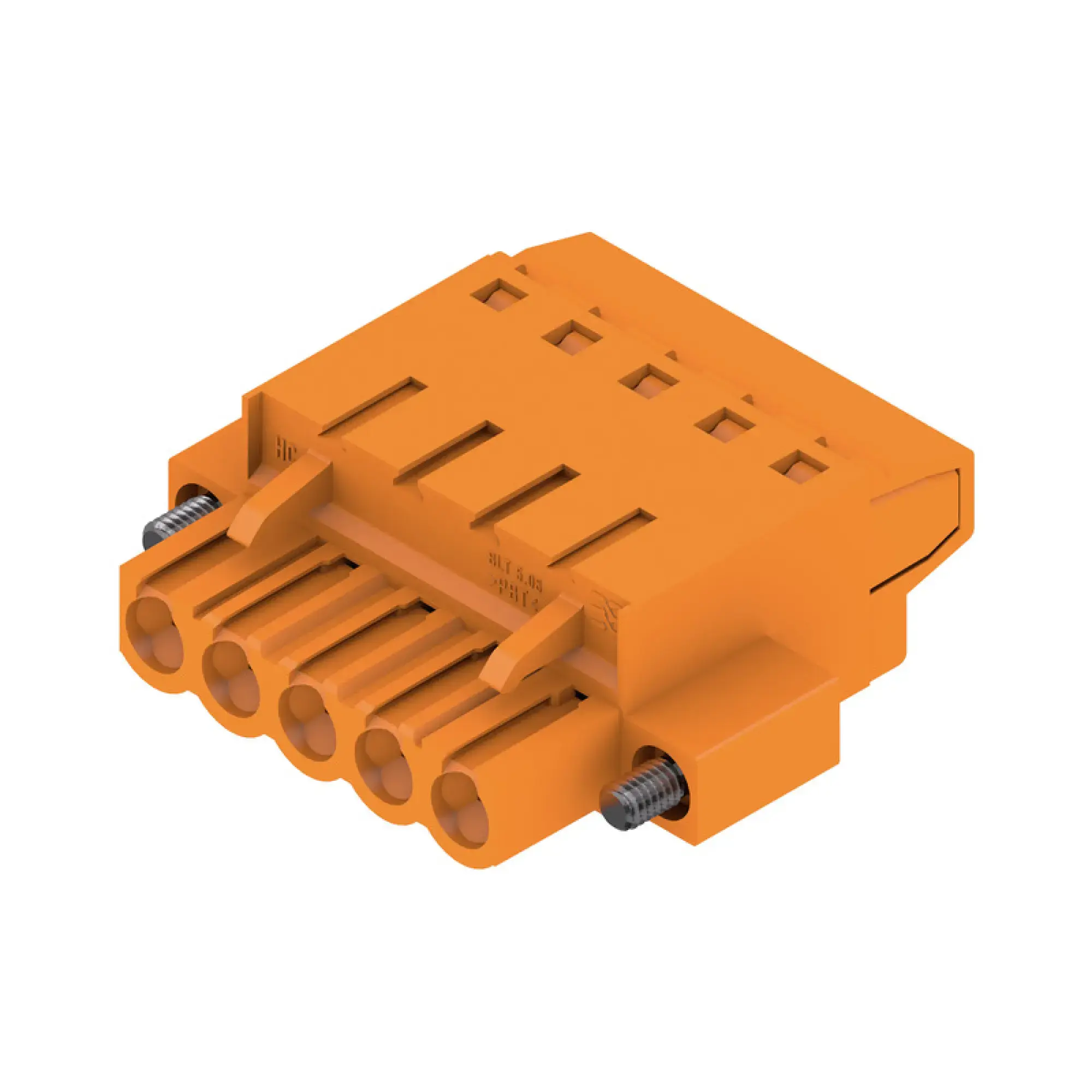 Weidmüller 1844250000 PCB connector (wire connection), 320 V, 27 A, Pitch in mm: 5.08, 2.5 mm², Number of poles: 5, TOP connection, Box (img_001)