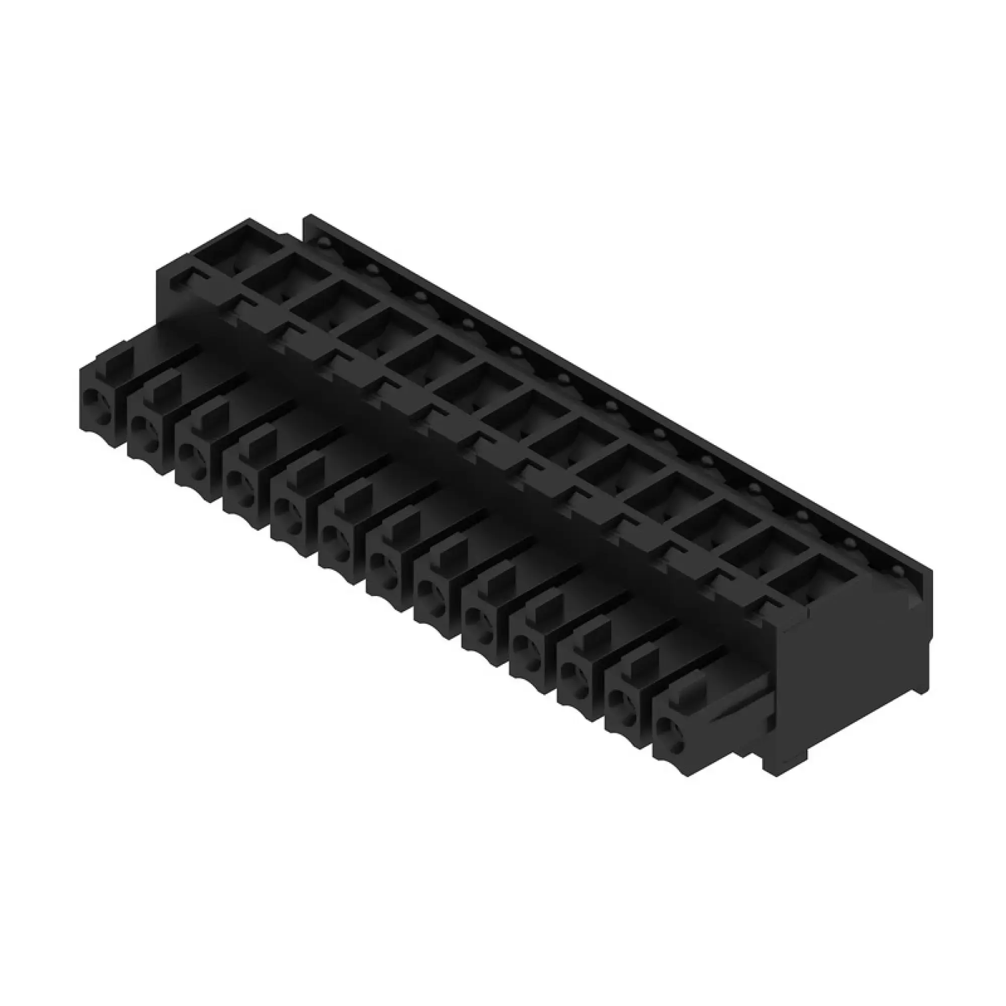 Weidmüller 1899420000 PCB connector (wire connection), 160 V, 17.5 A, Pitch in mm: 3.81, 1.5 mm², Number of poles: 13, Clamping yoke connection, Box (img_001)