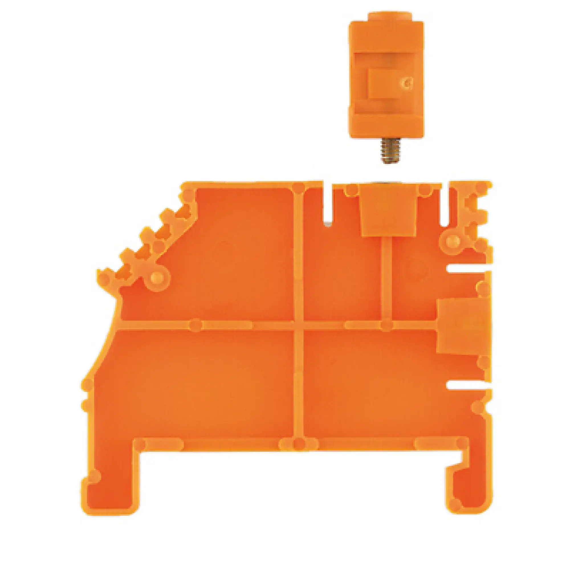 Weidmüller 1068260000 Partition plate (terminal), orange, Height: 45.4 mm, Width: 5 mm, V-2, PA 66 (img_001) Weidmüller 1068260000 Partition plate (terminal), orange, Height: 45.4 mm, Width: 5 mm, V-2, PA 66 (img_001)