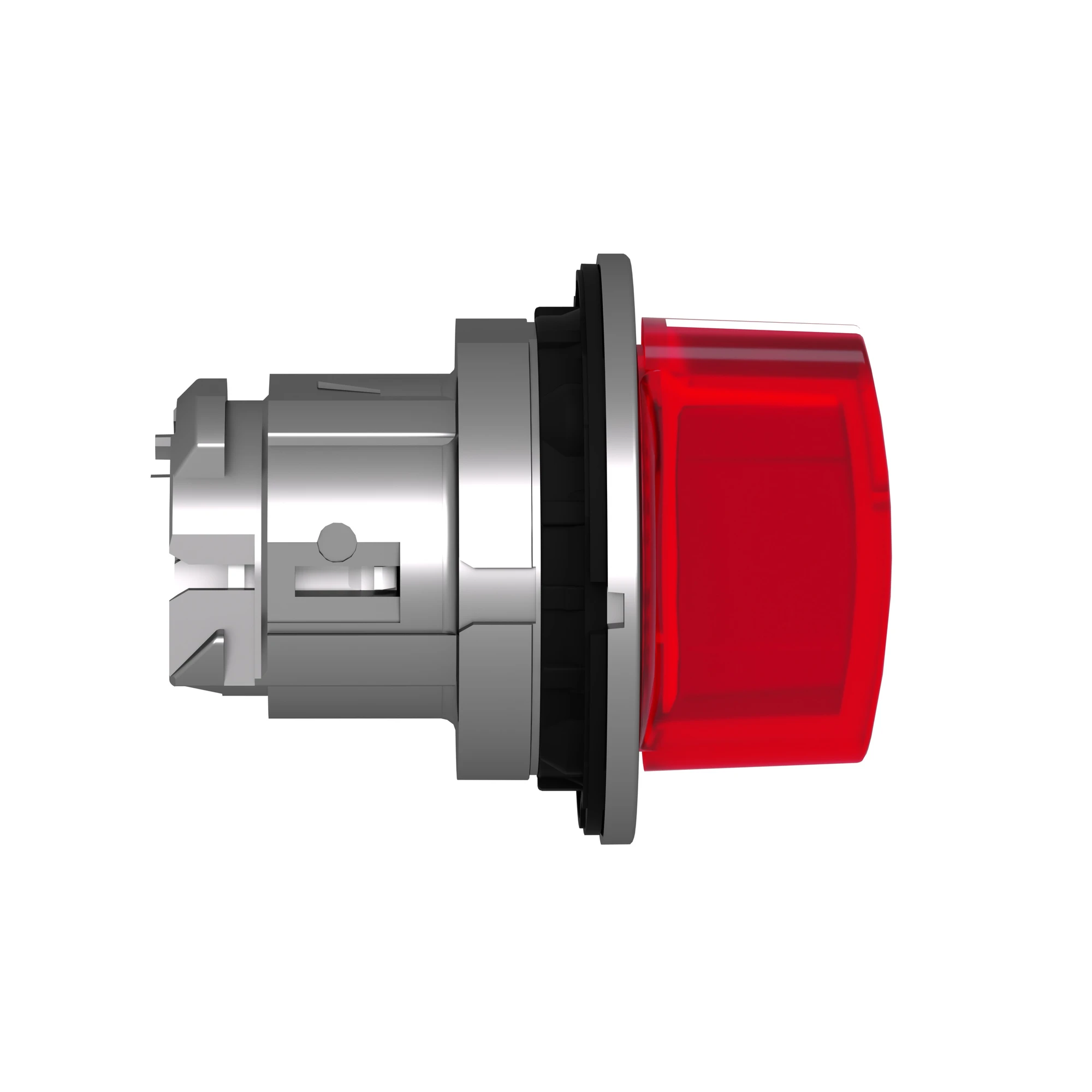 Schneider Electric ZB4FK1743 Illuminated selector switch, front element, Harmony XB4F, metal, 30mm, red, for universal LED, 3 positions, momentary left (img_004)