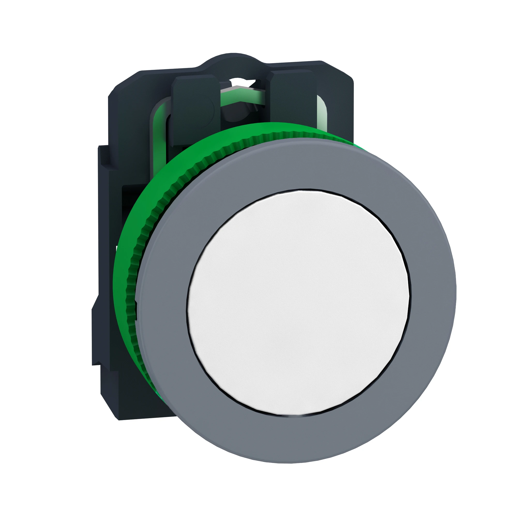 Schneider Electric XB5FA11C0 Pushbutton, Harmony XB5F, plastic, light grey, white, unmarked, 30mm, momentary, 1NO (img_001) Schneider Electric XB5FA11C0 Pushbutton, Harmony XB5F, plastic, light grey, white, unmarked, 30mm, momentary, 1NO (img_001)
