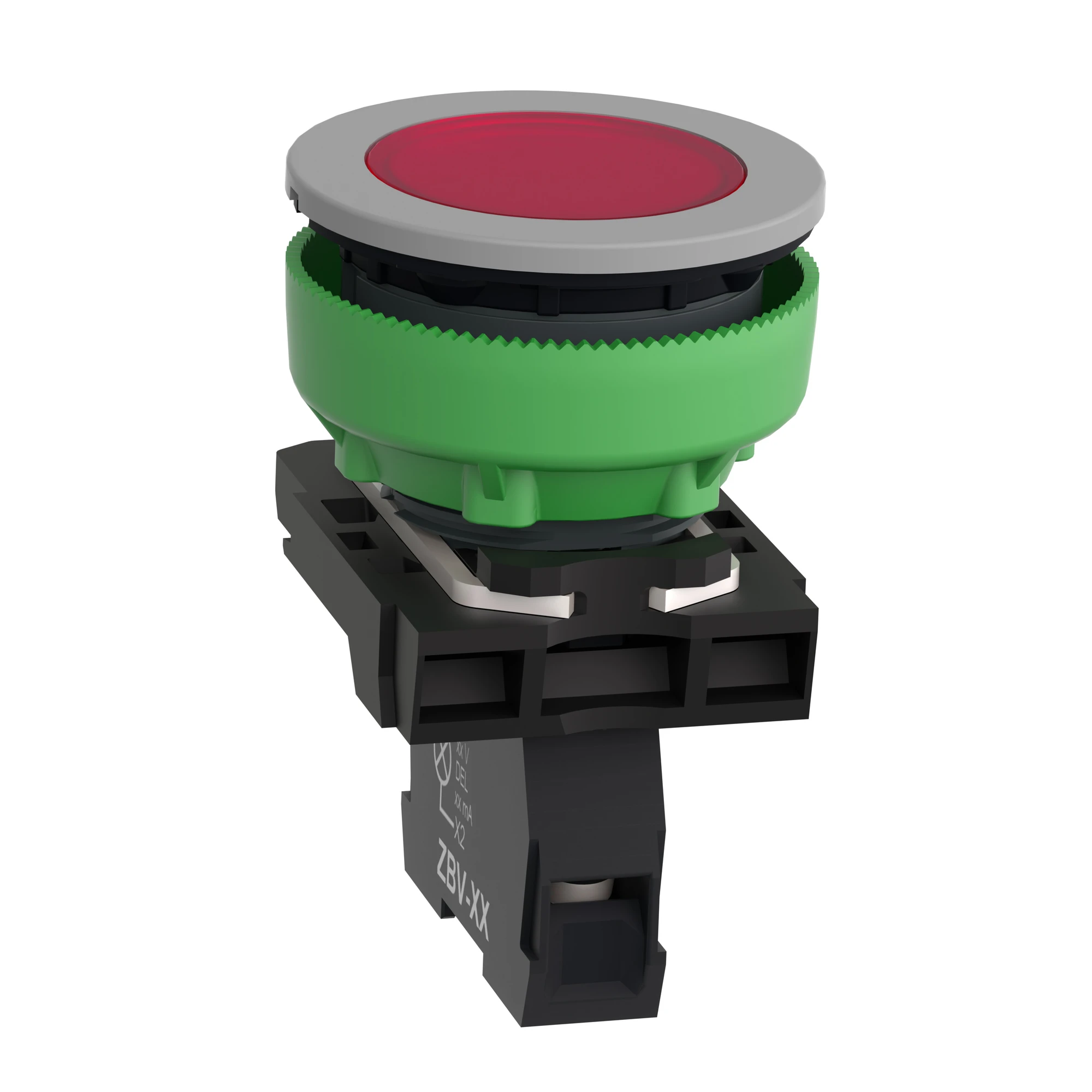 Schneider Electric XB5FVB4C0 Illuminated Indicator, Harmony XB5F, Plastic, Antimicrobial, Light Grey, Red, 30mm, Universal LED, Smooth Dome, 24V ACDC (img_005) Schneider Electric XB5FVB4C0 Illuminated Indicator, Harmony XB5F, Plastic, Antimicrobial, Light Grey, Red, 30mm, Universal LED, Smooth Dome, 24V ACDC (img_005)