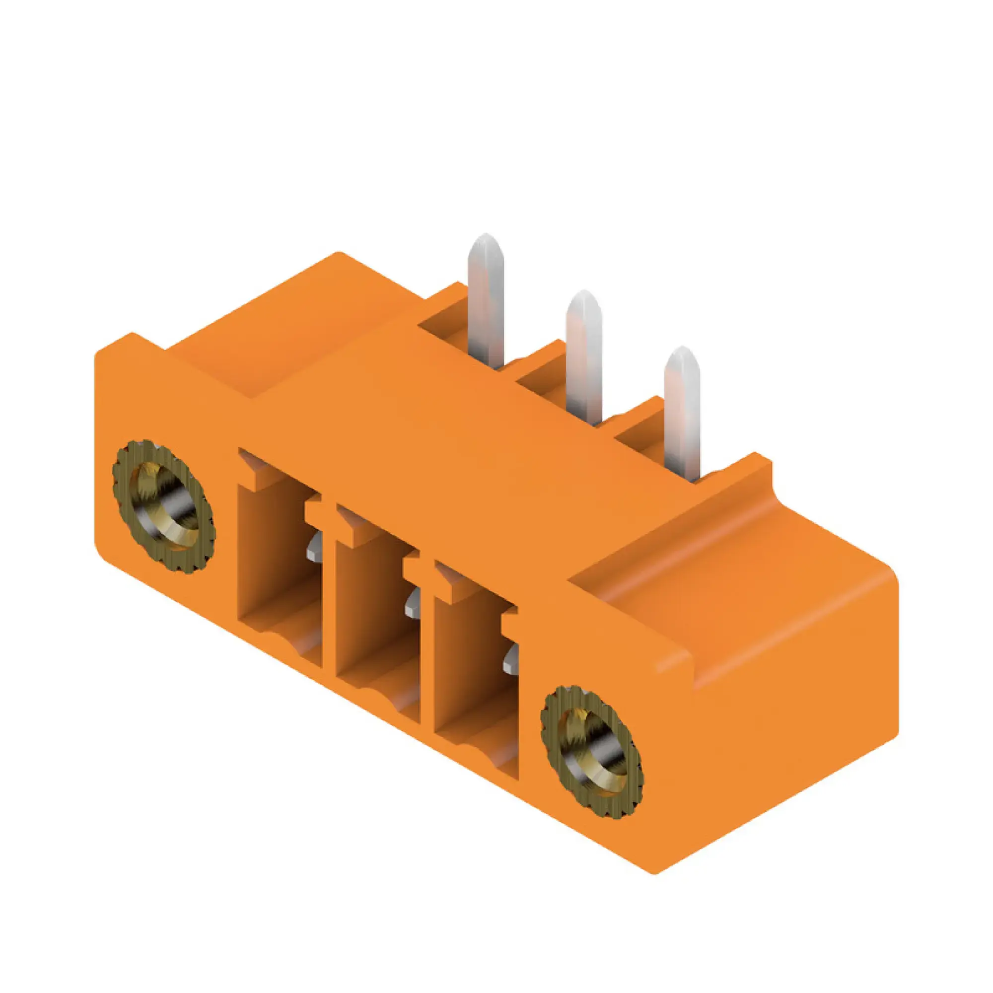 Weidmüller 1038050000 PCB connector (board connection), 160 V, 17.5 A, Pitch in mm: 3.81, Number of poles: 3, THT solder connection, Box (img_001)