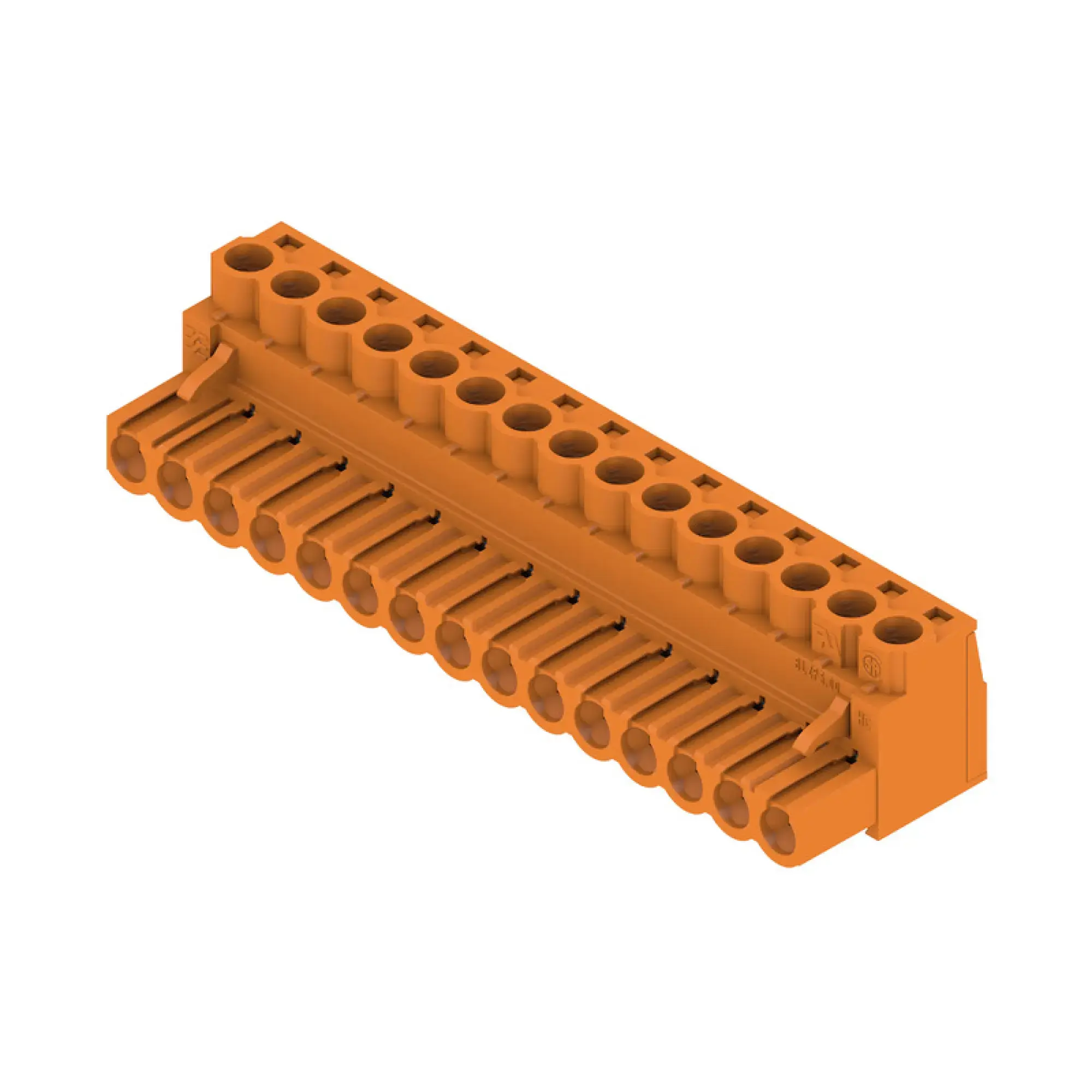 Weidmüller 1954360000 PCB connector (wire connection), 320 V, 23 A, Pitch in mm: 5.00, 4 mm², Number of poles: 15, Clamping yoke connection, Box (img_001) Weidmüller 1954360000 PCB connector (wire connection), 320 V, 23 A, Pitch in mm: 5.00, 4 mm², Number of poles: 15, Clamping yoke connection, Box (img_001)