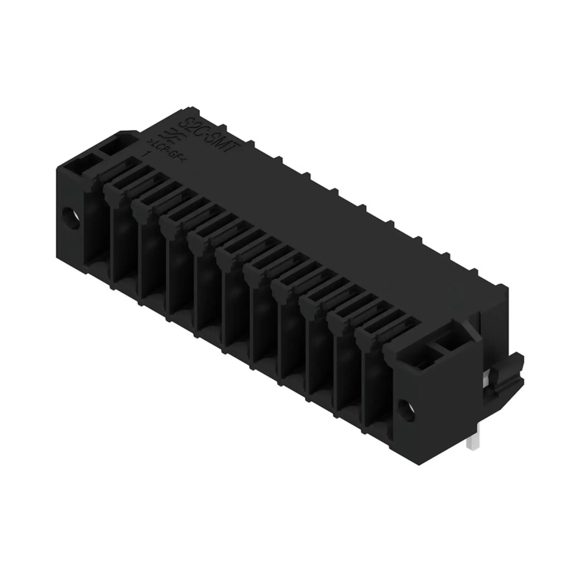 Weidmüller 1289540000 PCB connector (board connection), 160 V, 13.4 A, Pitch in mm: 3.50, Number of poles: 22, THT/THR solder connection, Box (img_001)