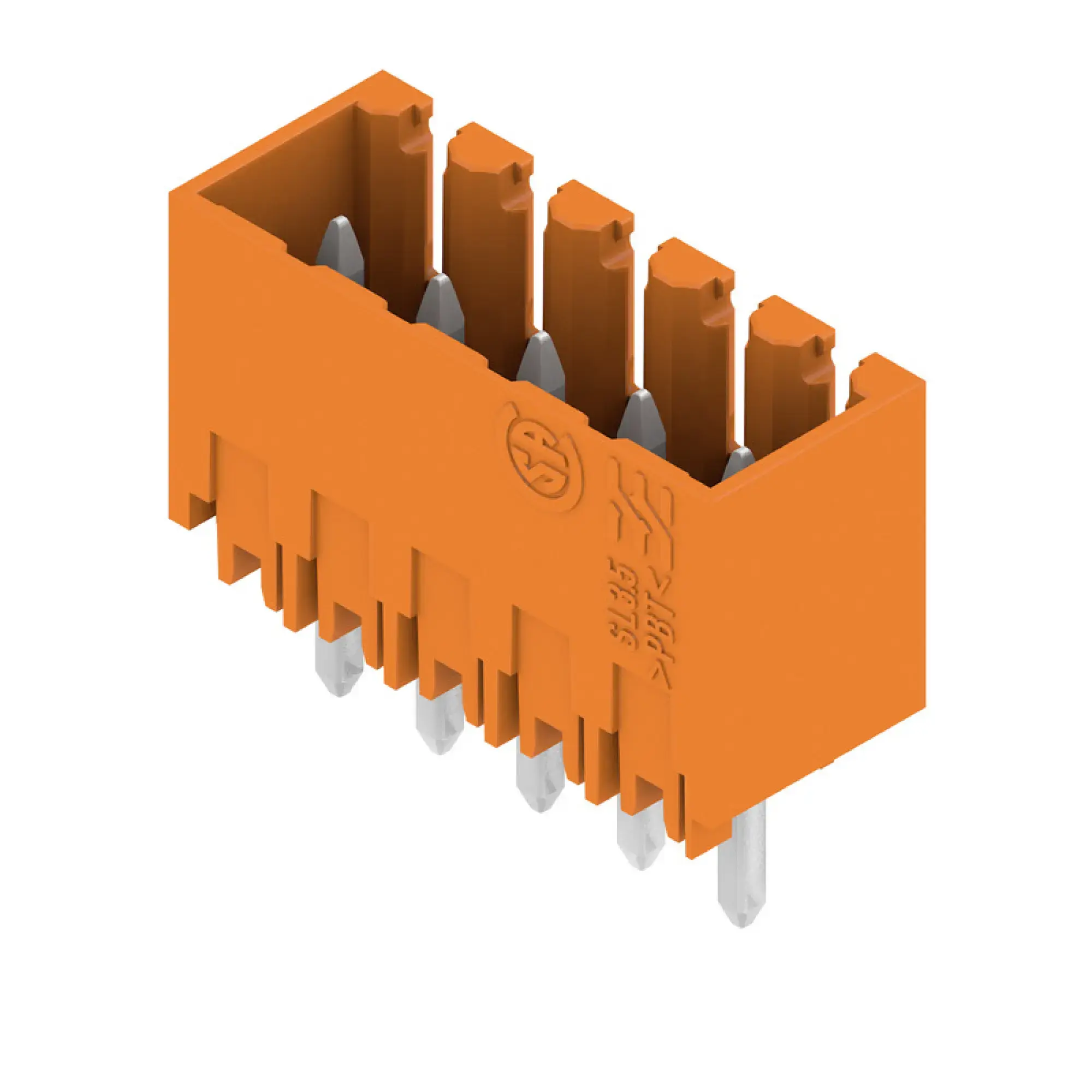 Weidmüller 1604650000 PCB connector (board connection), 160 V, 17 A, Pitch in mm: 3.50, Number of poles: 5, THT solder connection, Box (img_001)