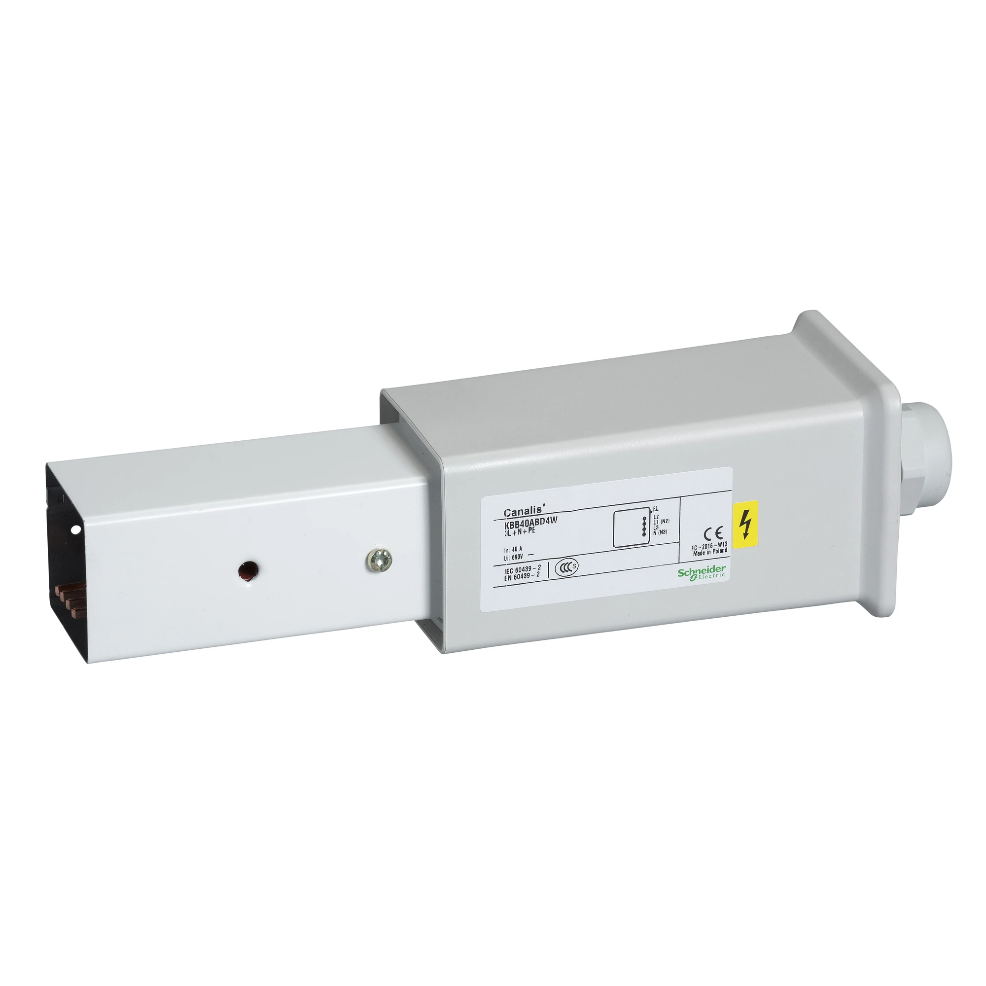 Schneider Electric KBB40ABD4TW KBB End Feed 40A, Right-Side Mounting, 3L+N+PE, Remote Control Cable (img_001) Schneider Electric KBB40ABD4TW KBB End Feed 40A, Right-Side Mounting, 3L+N+PE, Remote Control Cable (img_001)