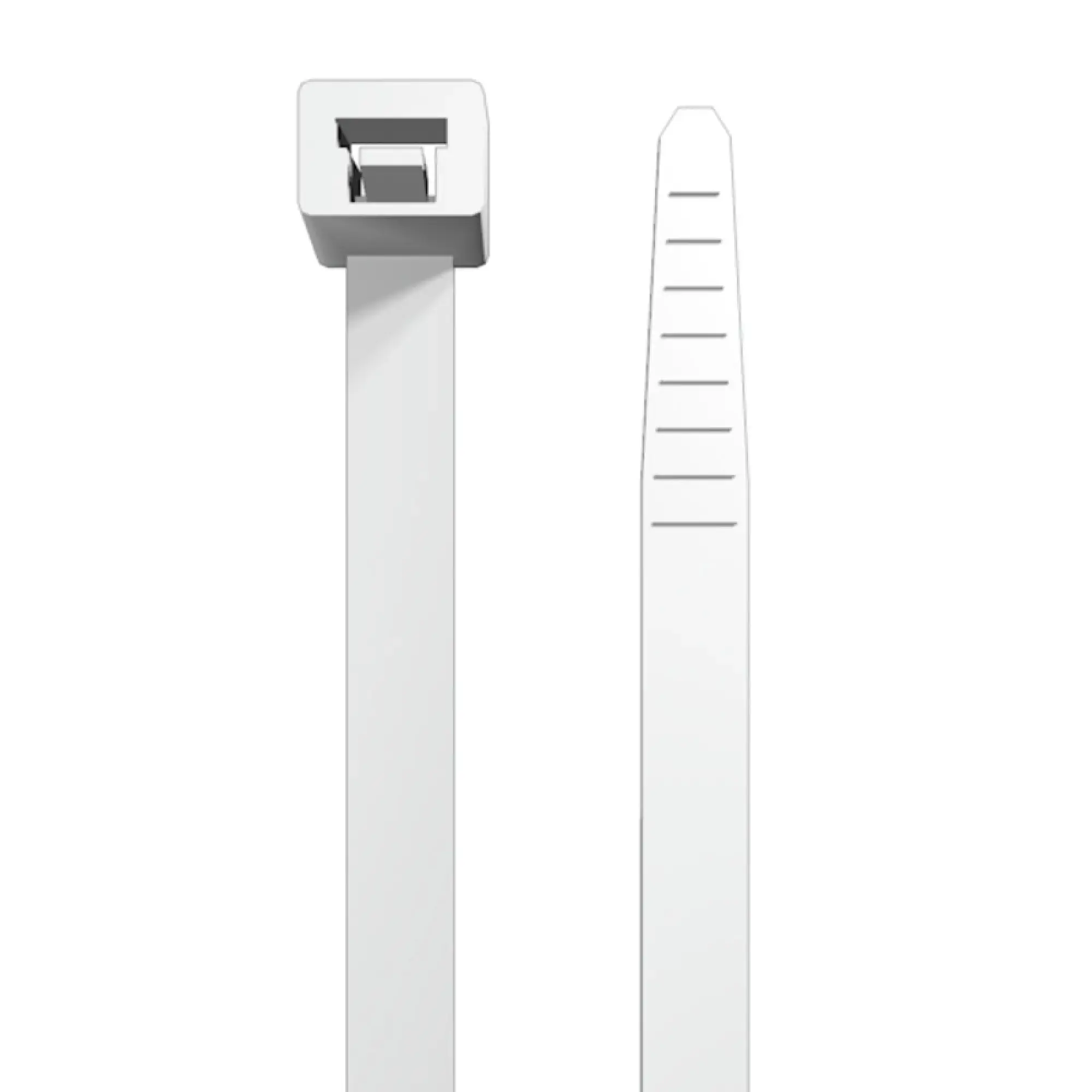 Weidmüller 2659510000 Cable tie, Width: 3.5 mm, 180 N, white, UL 94 flammability rating: V-0, Operating temperature range: -40...85 °C (img_001)
