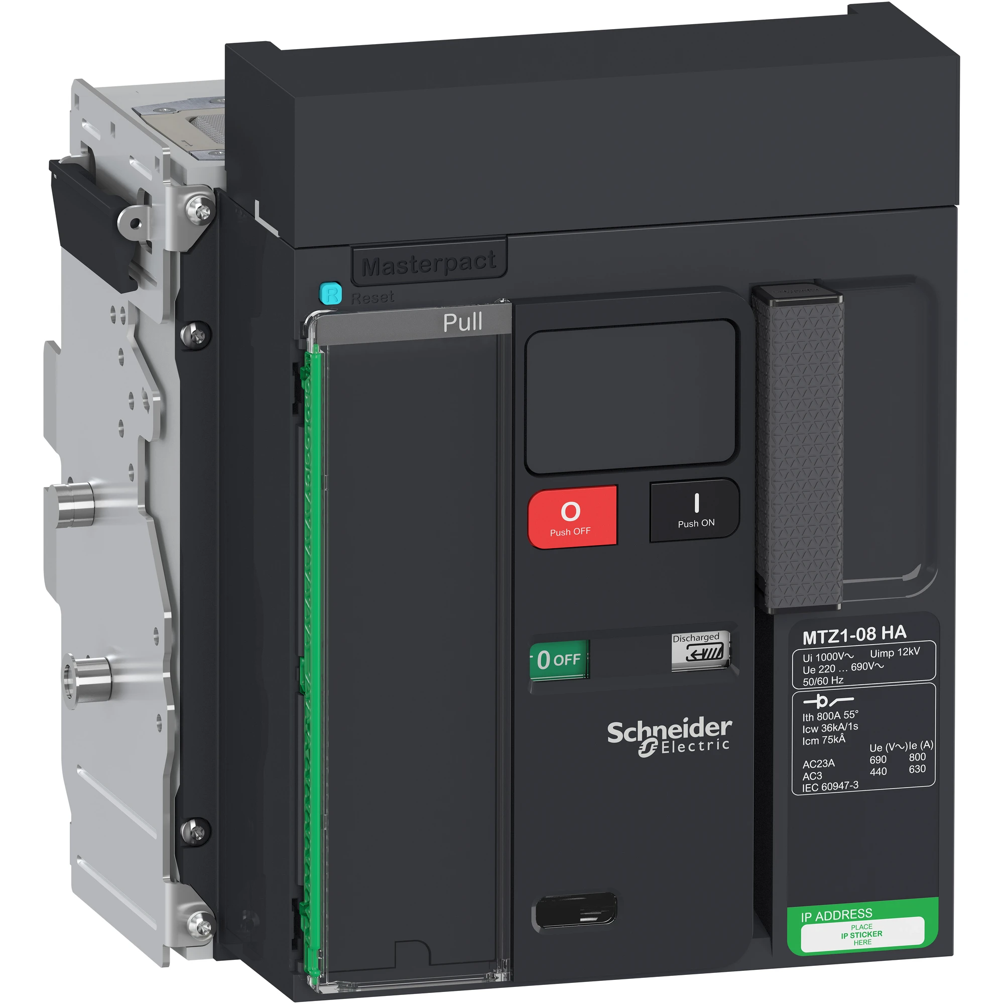 Schneider Electric LV847250 MasterPact MTZ1 800A HA Icm=60kA/690V 3P Disconnect Switch Drawer (img_001) Schneider Electric LV847250 MasterPact MTZ1 800A HA Icm=60kA/690V 3P Disconnect Switch Drawer (img_001)
