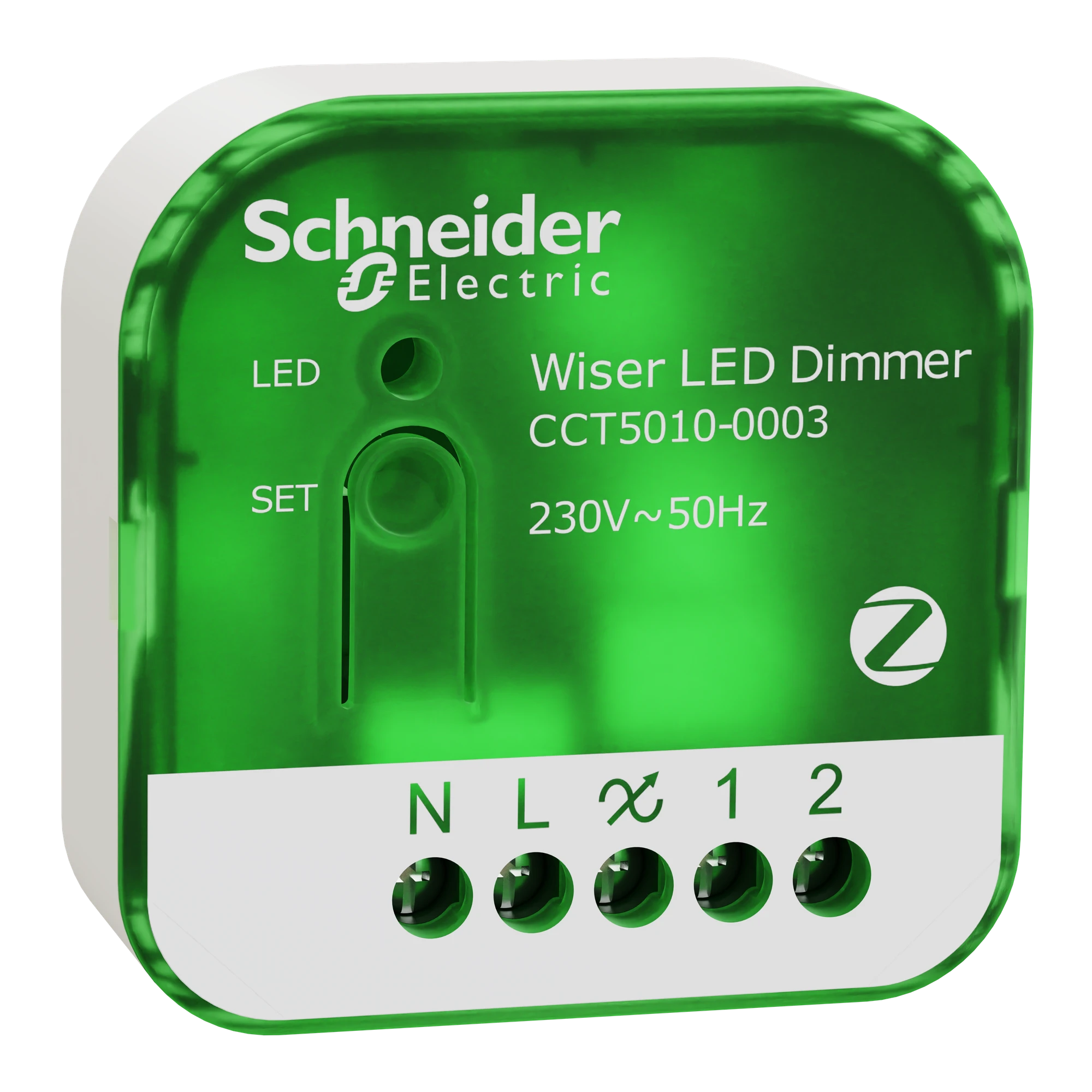 Schneider Electric CCT5010-0003 Wiser UP-Dimmaktor, Schalten und Dimmen, Wiser Home, Quick Home Connect Funkverbindung, 230V AC, 200W, Multiwire, ZigBee (img_001) Schneider Electric CCT5010-0003 Wiser UP-Dimmaktor, Schalten und Dimmen, Wiser Home, Quick Home Connect Funkverbindung, 230V AC, 200W, Multiwire, ZigBee (img_001)