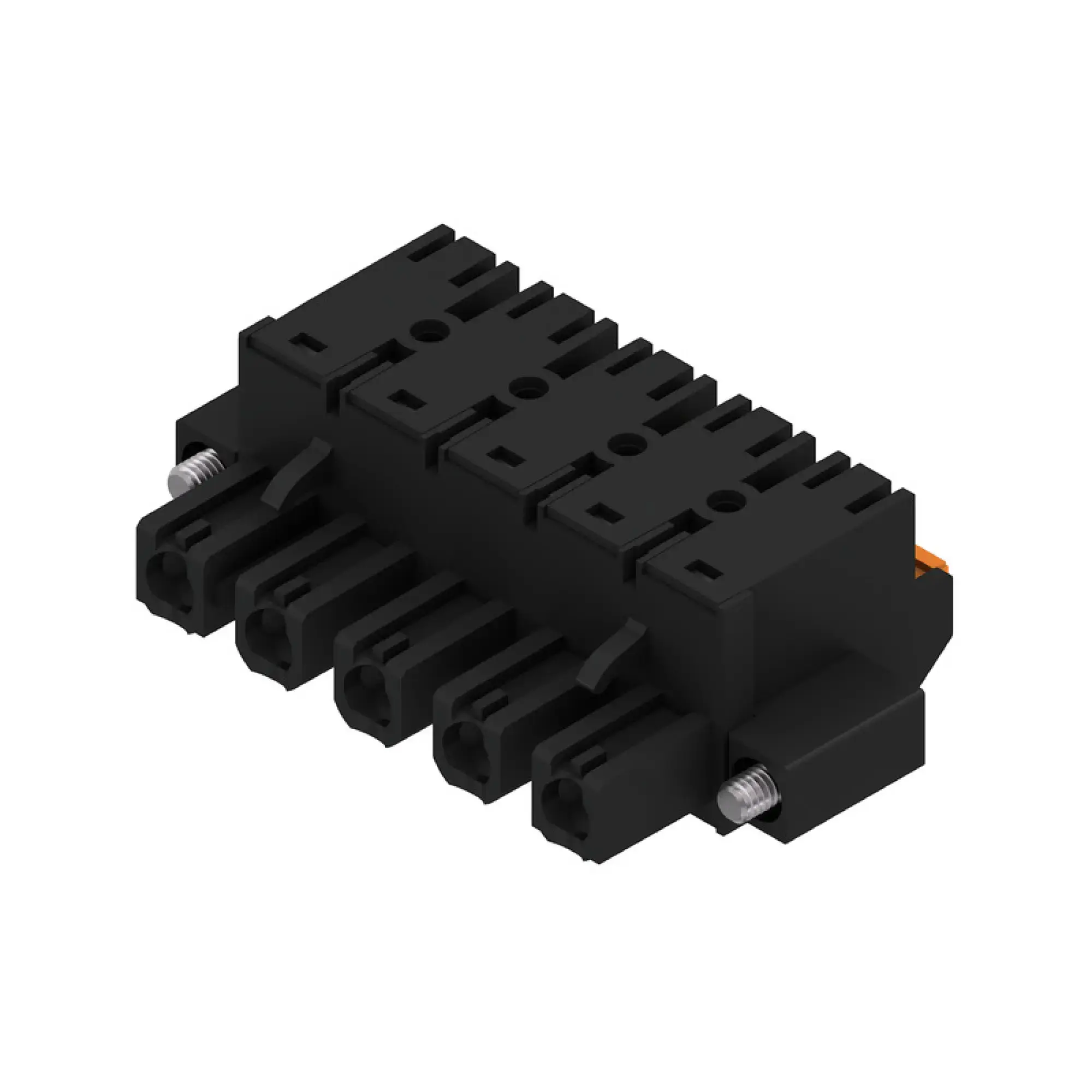 Weidmüller 1043940000 PCB connector (wire connection), 1000 V, 29 A, Pitch in mm: 7.62, 2.5 mm², Number of poles: 5, PUSH IN with actuator, Box (img_001)