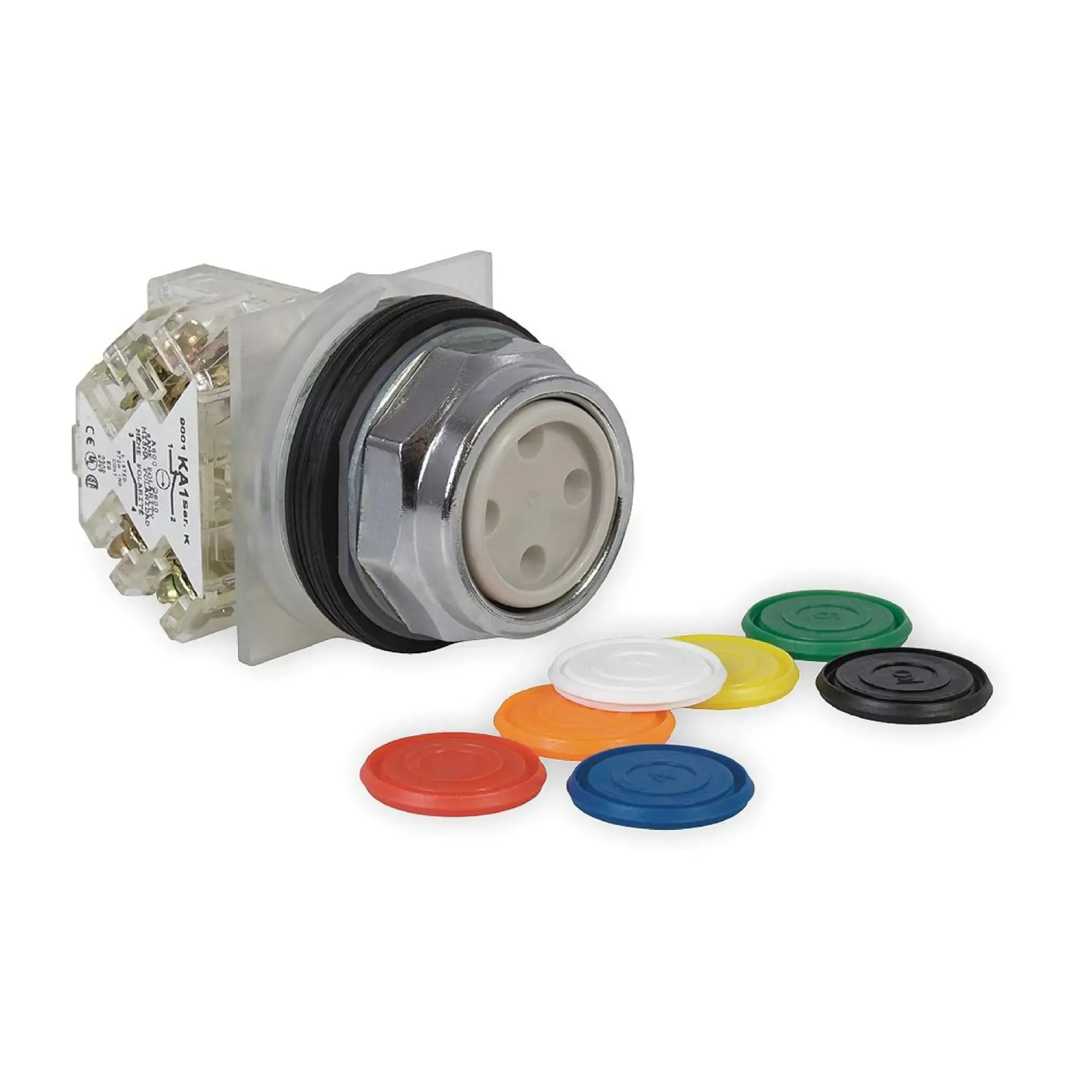 Schneider Electric 9001KR1UH13 Pushbutton, 7 colors Ø 30, flat, without latching, 1NO (img_004)