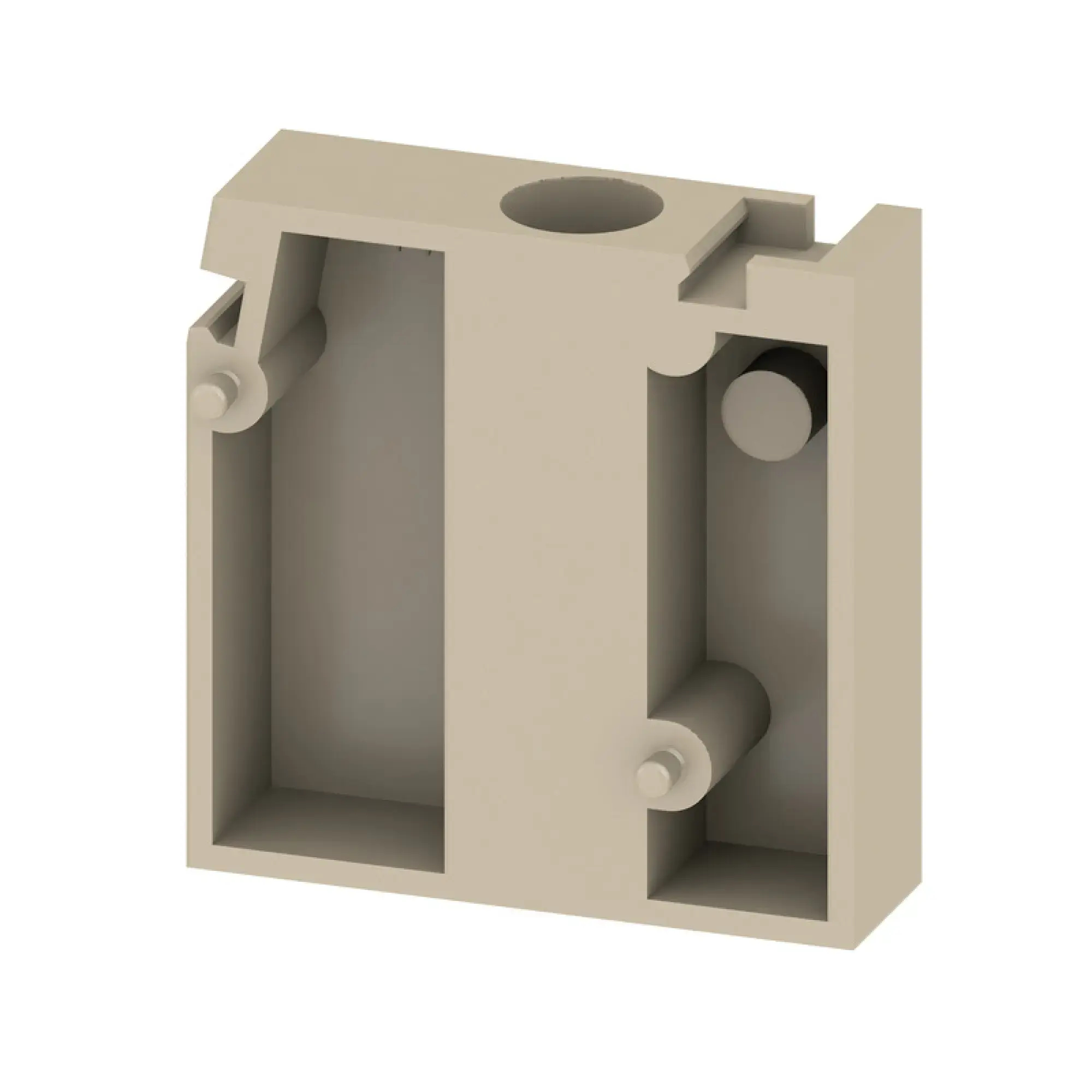 Weidmüller 0697560000 Partition plate (terminal), dark beige, Height: 25.85 mm, Width: 7.5 mm, V-0 (img_001)