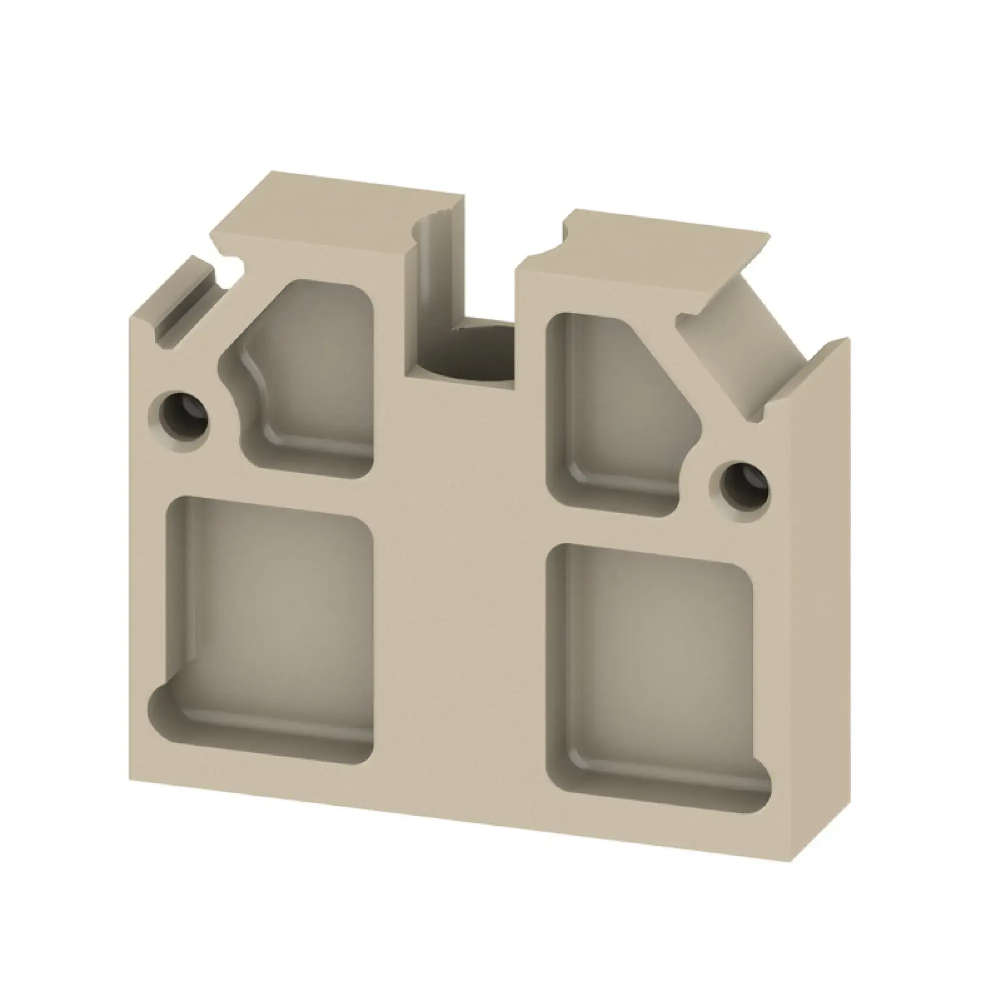 Weidmüller 0320560000 Partition plate (terminal), beige, Height: 27 mm, Width: 7 mm, V-2, PA 66 (img_001)